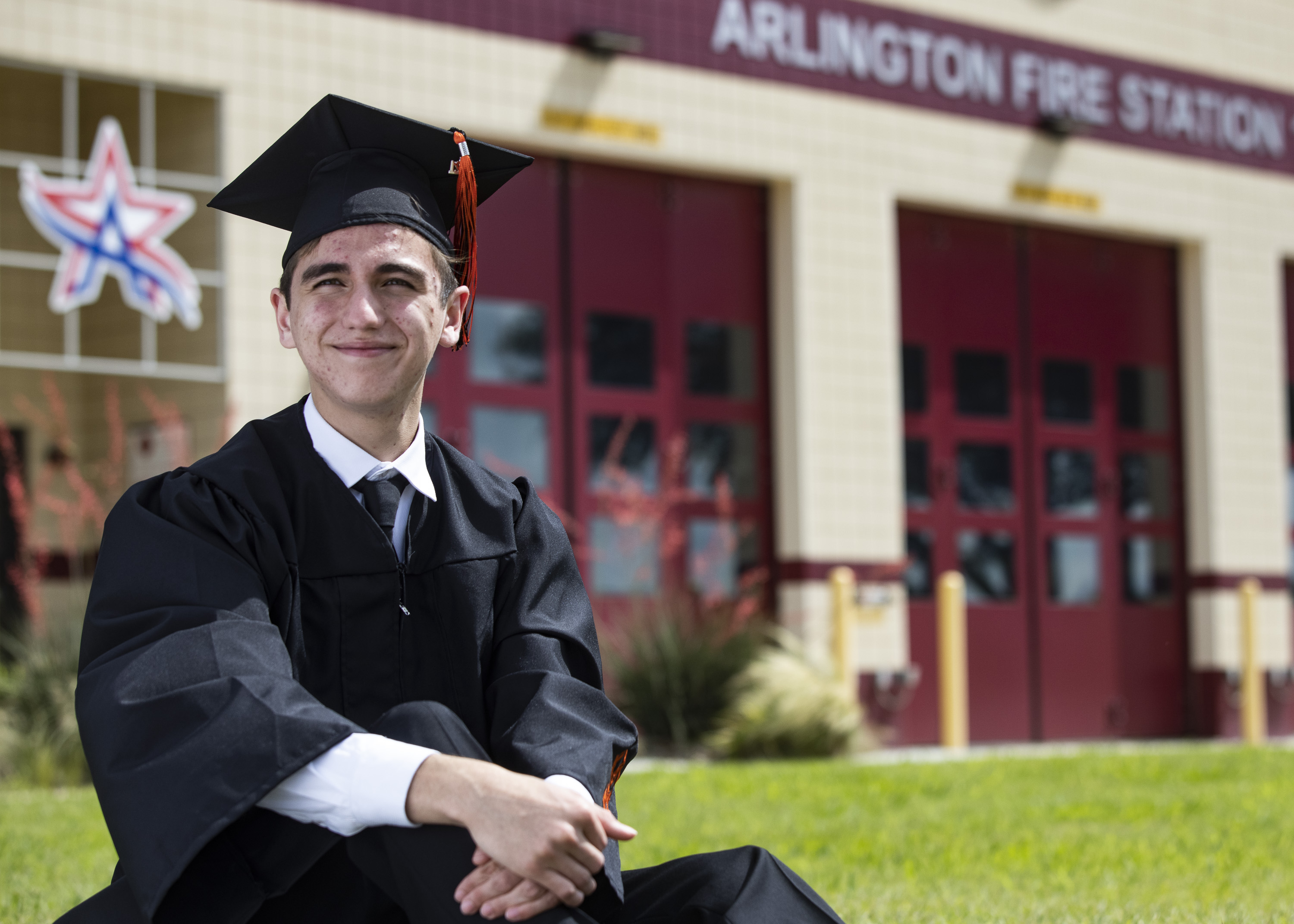 Abandoned at an Arlington fire station 18 years ago a young man