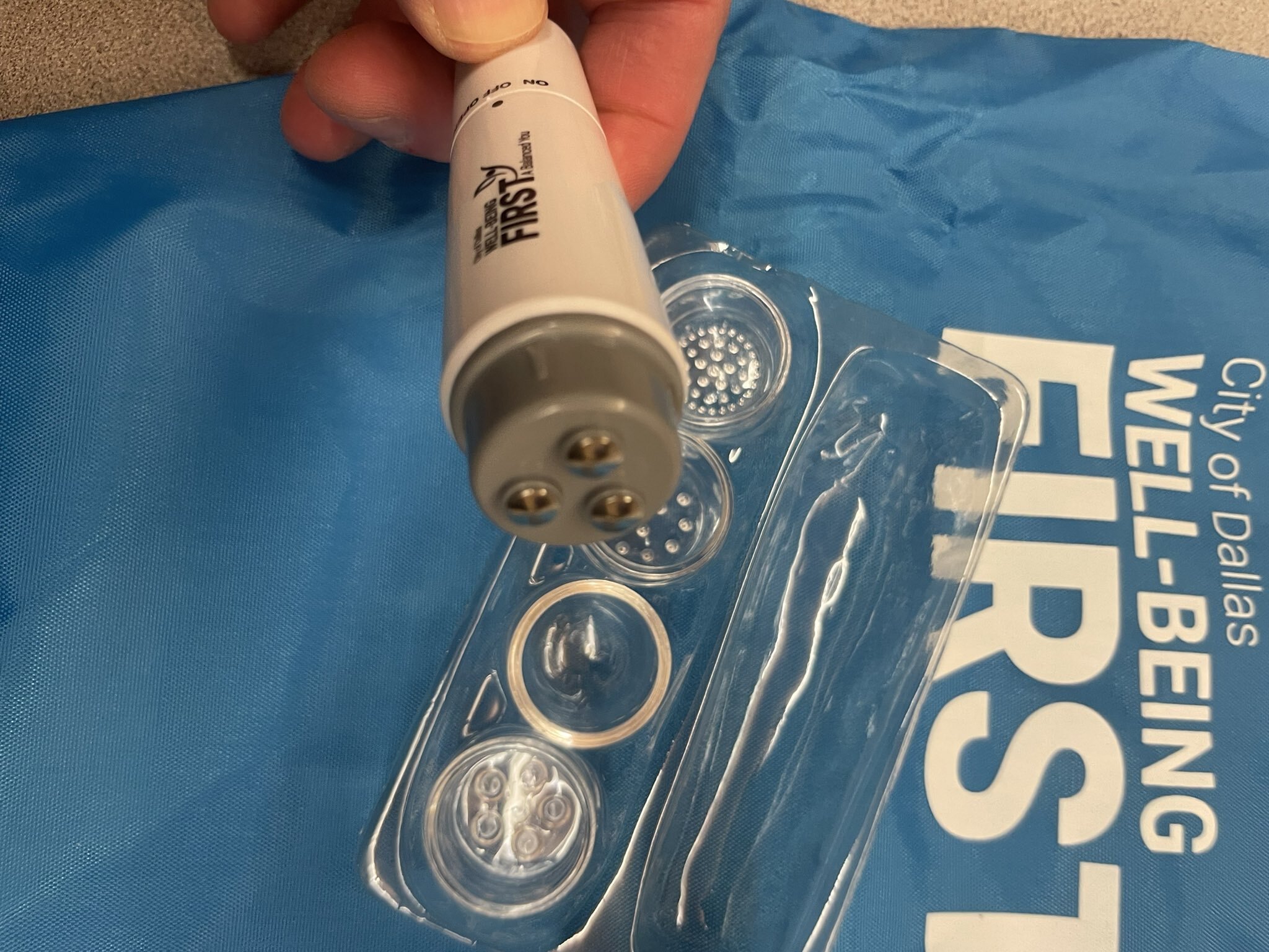 Dallas employees given massager that resembles sex toy as part of wellness initiative pic