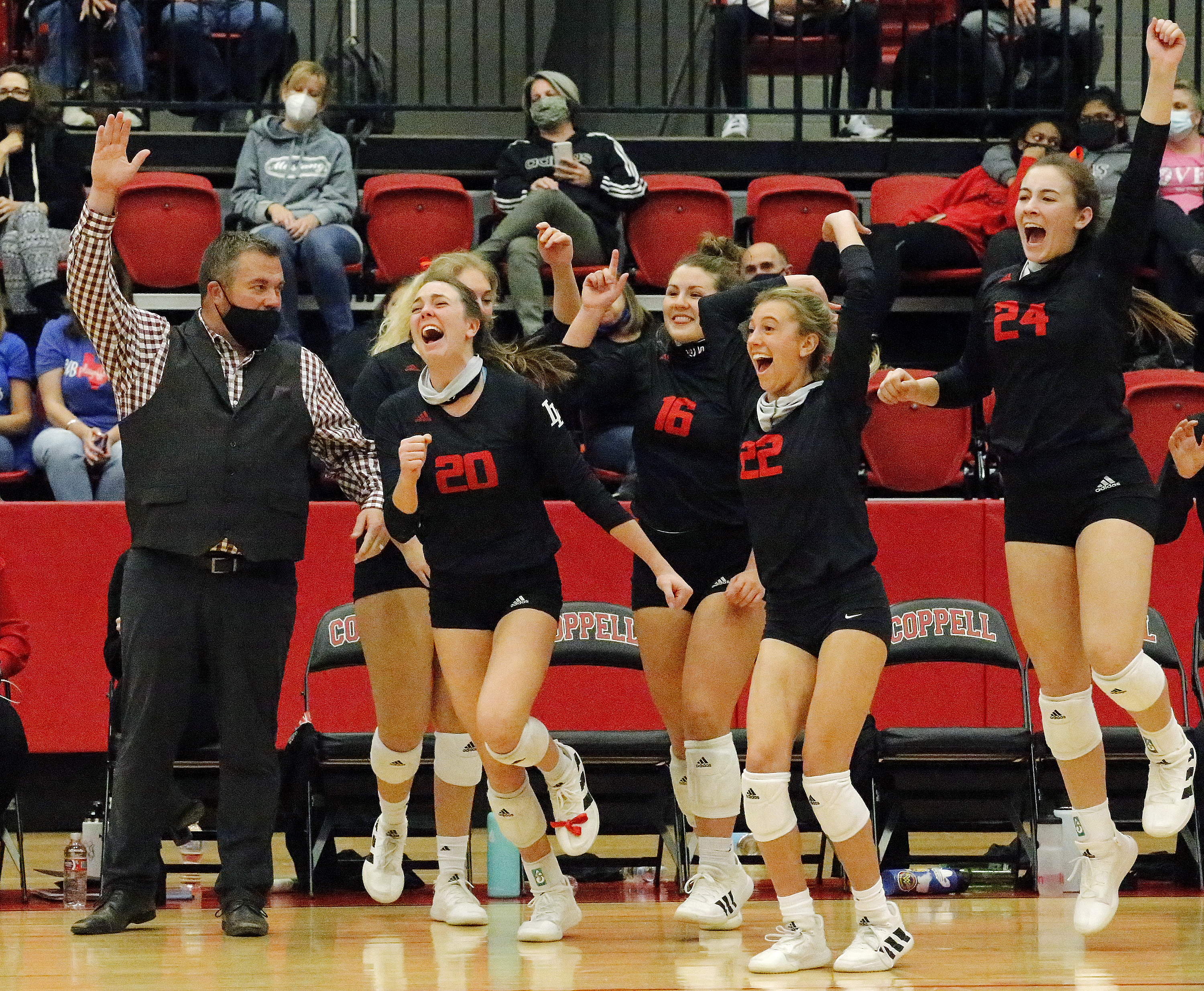 UIL volleyball Class 6A and 5A state finals results