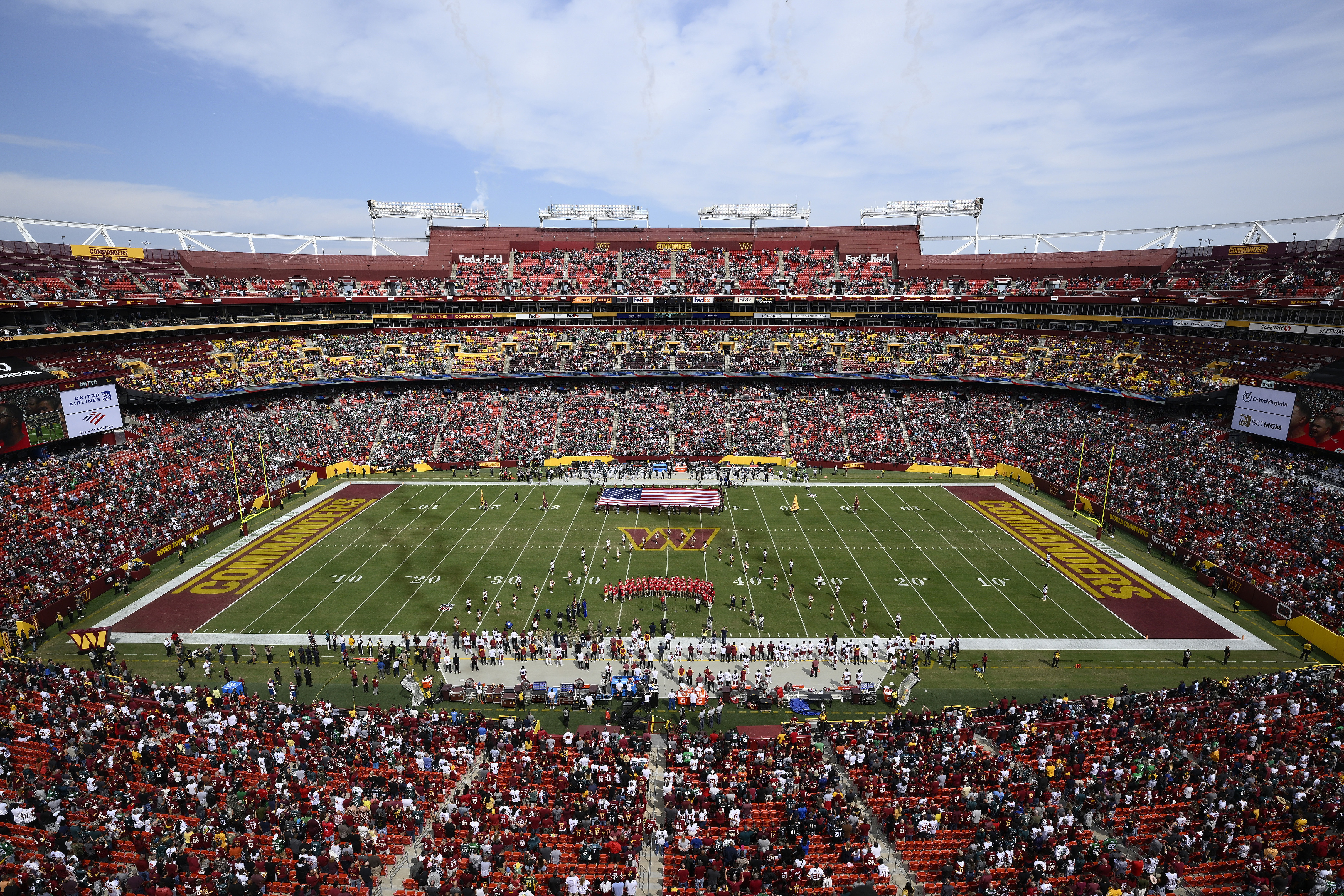 Commanders fans hit FedEx Field for first preseason home game