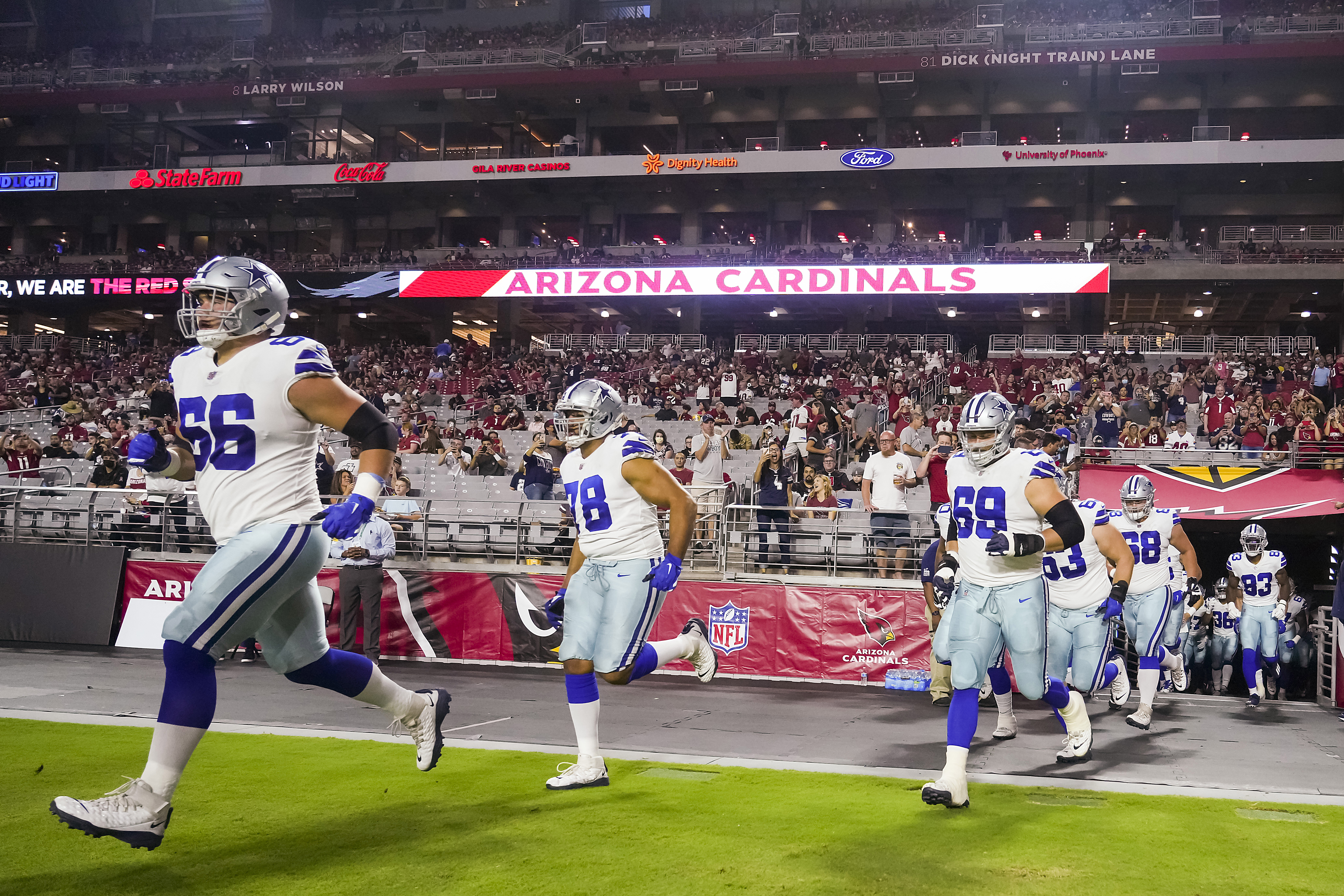 Cowboys DE Randy Gregory not with team for preseason game vs