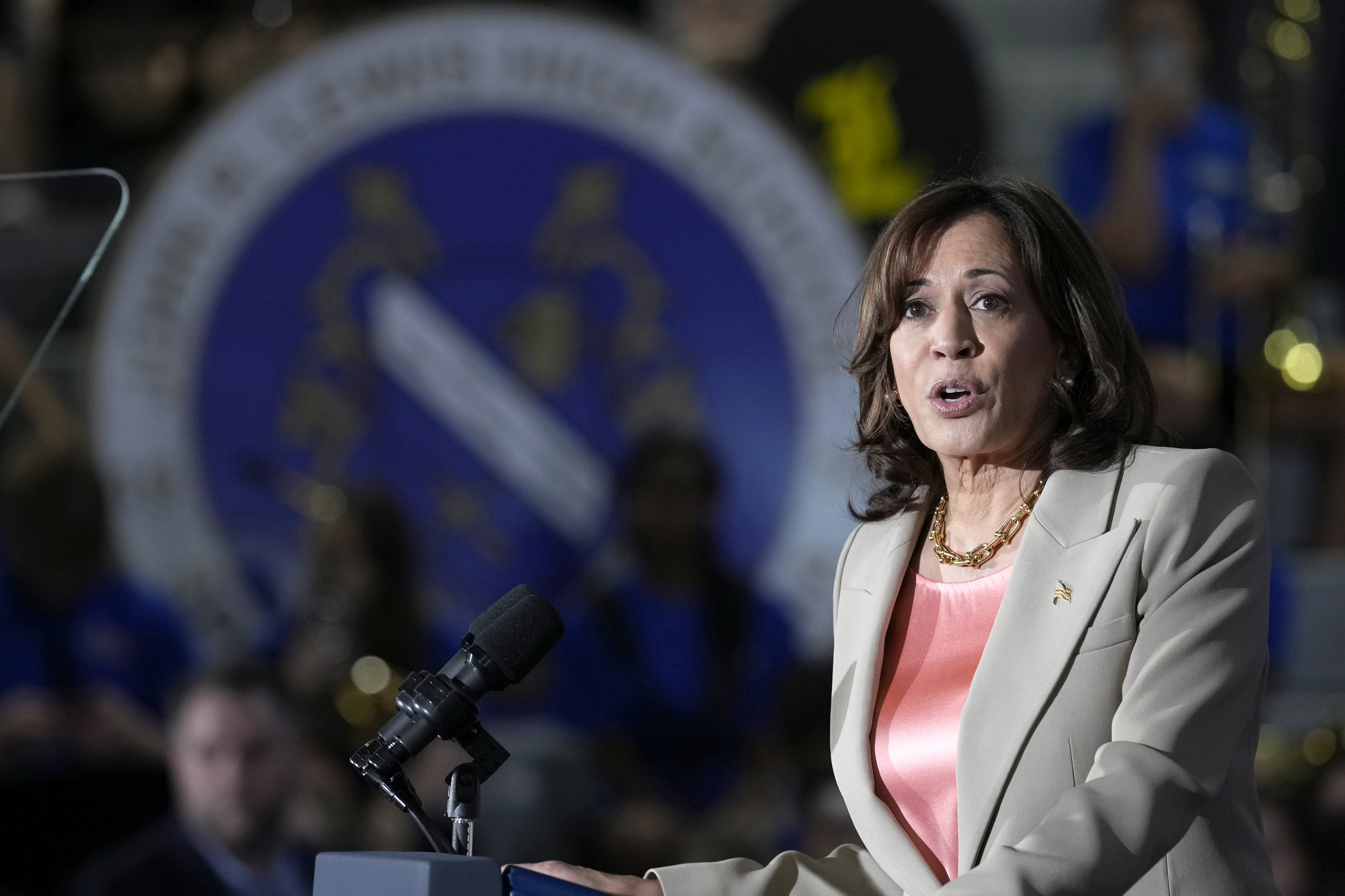 At Dallas fundraiser VP Kamala Harris warns of full on attack