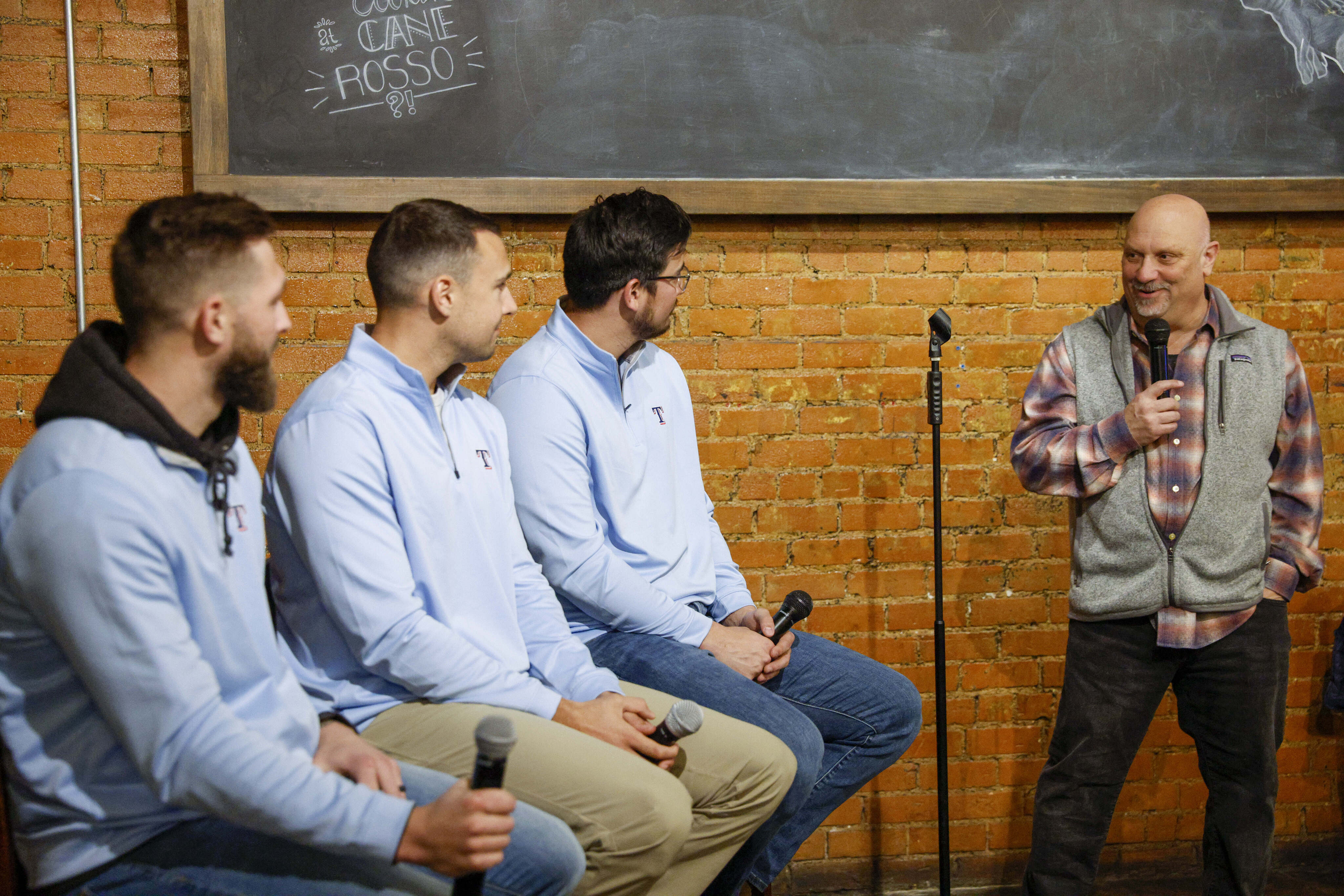 Photos: Evan Grant teams up with Rangers pitchers to host a Texas ...