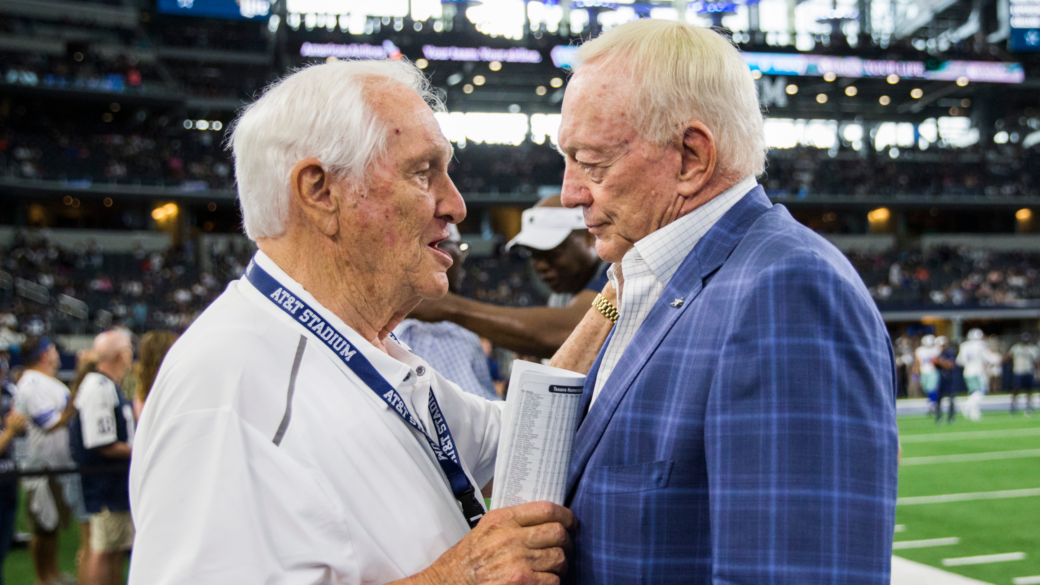 Cowboys helmet stickers, explained: Why Dallas is honoring legendary scout  Gil Brandt in 2023