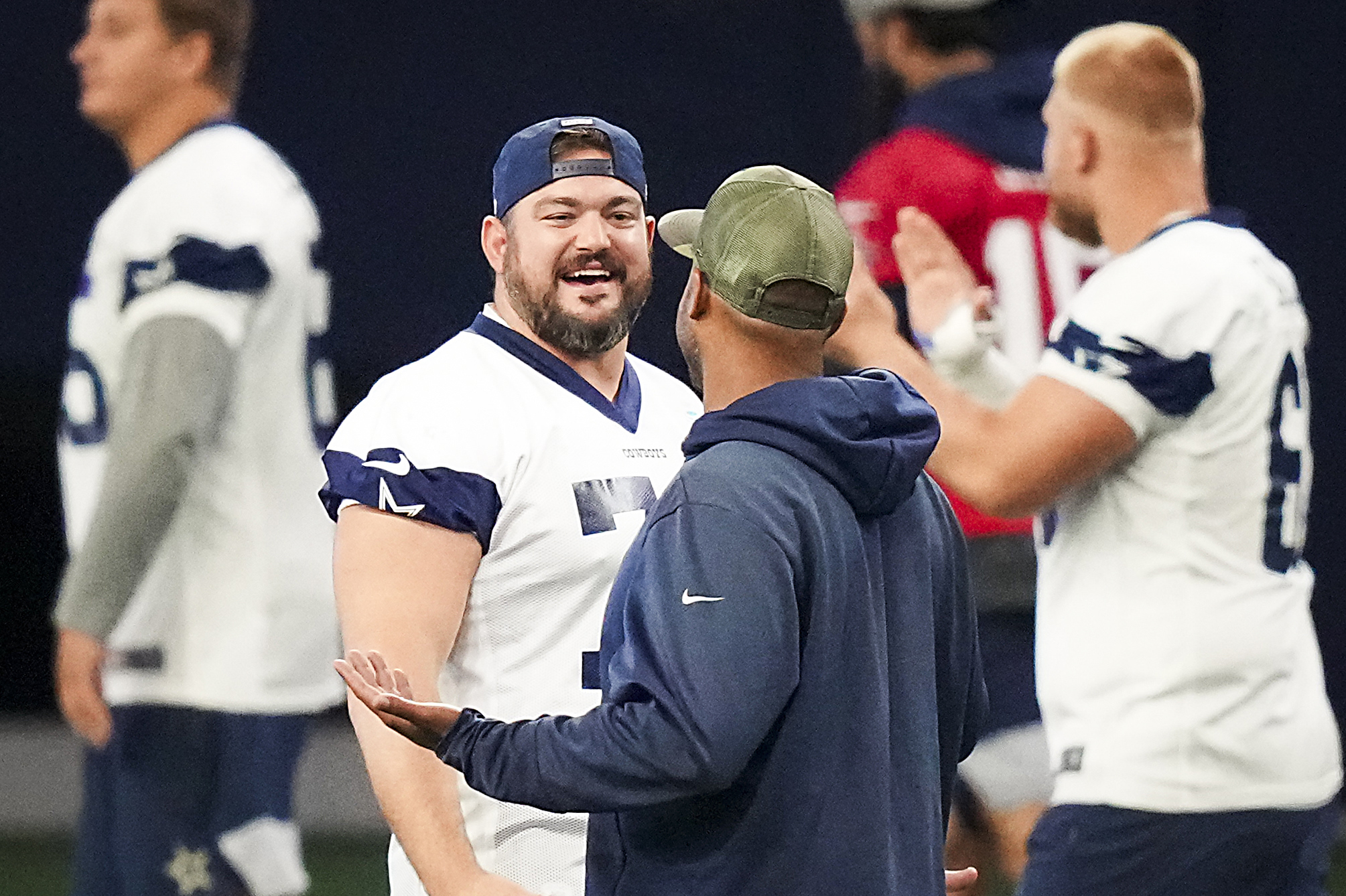 Zack Martin On His Holdout, Steele's New Deal, Giants Defensive Line