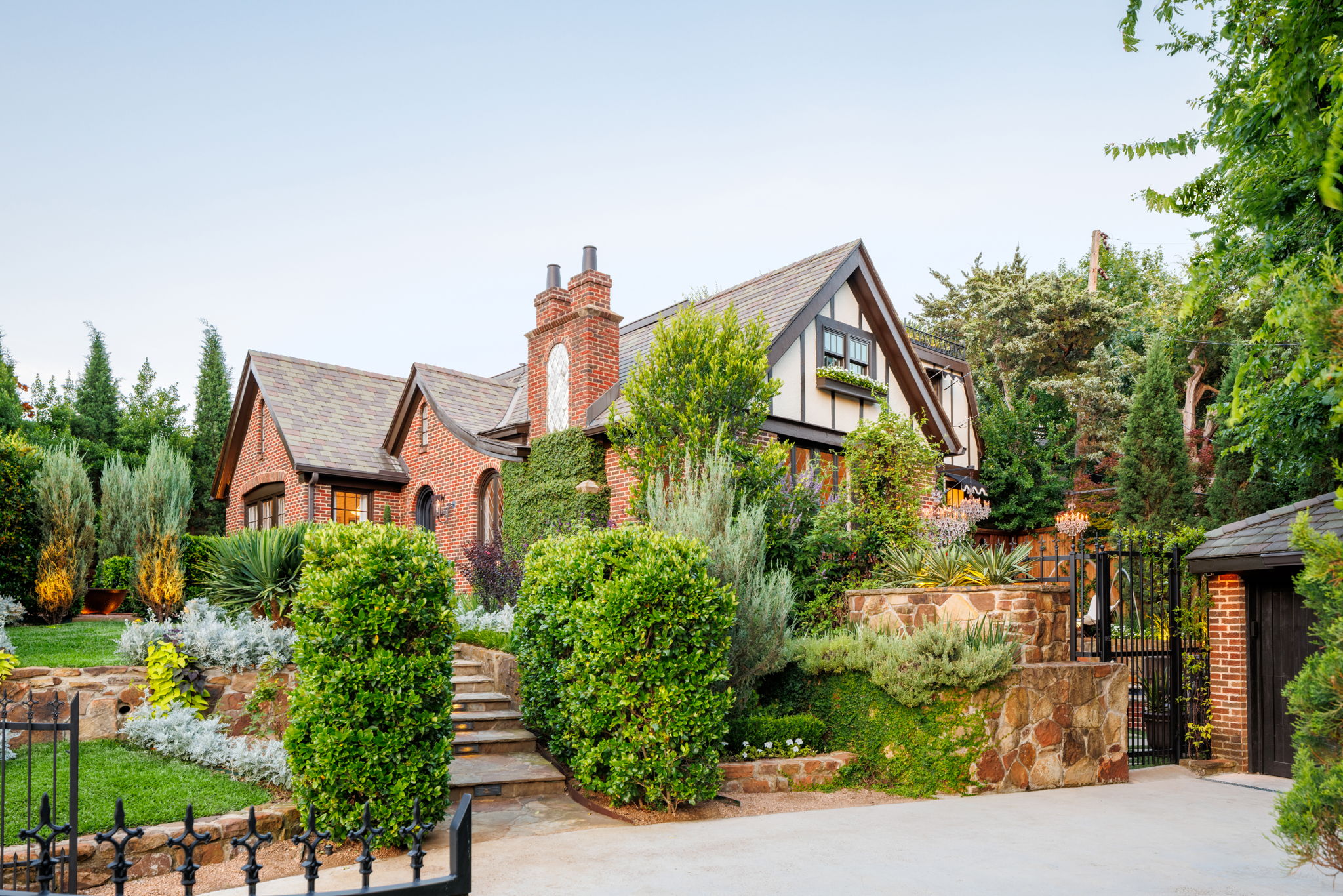 Hidden speakeasy and rooftop garden stun in updated 1920s Tudor for sale in  Kessler Park, image size:2048x1366