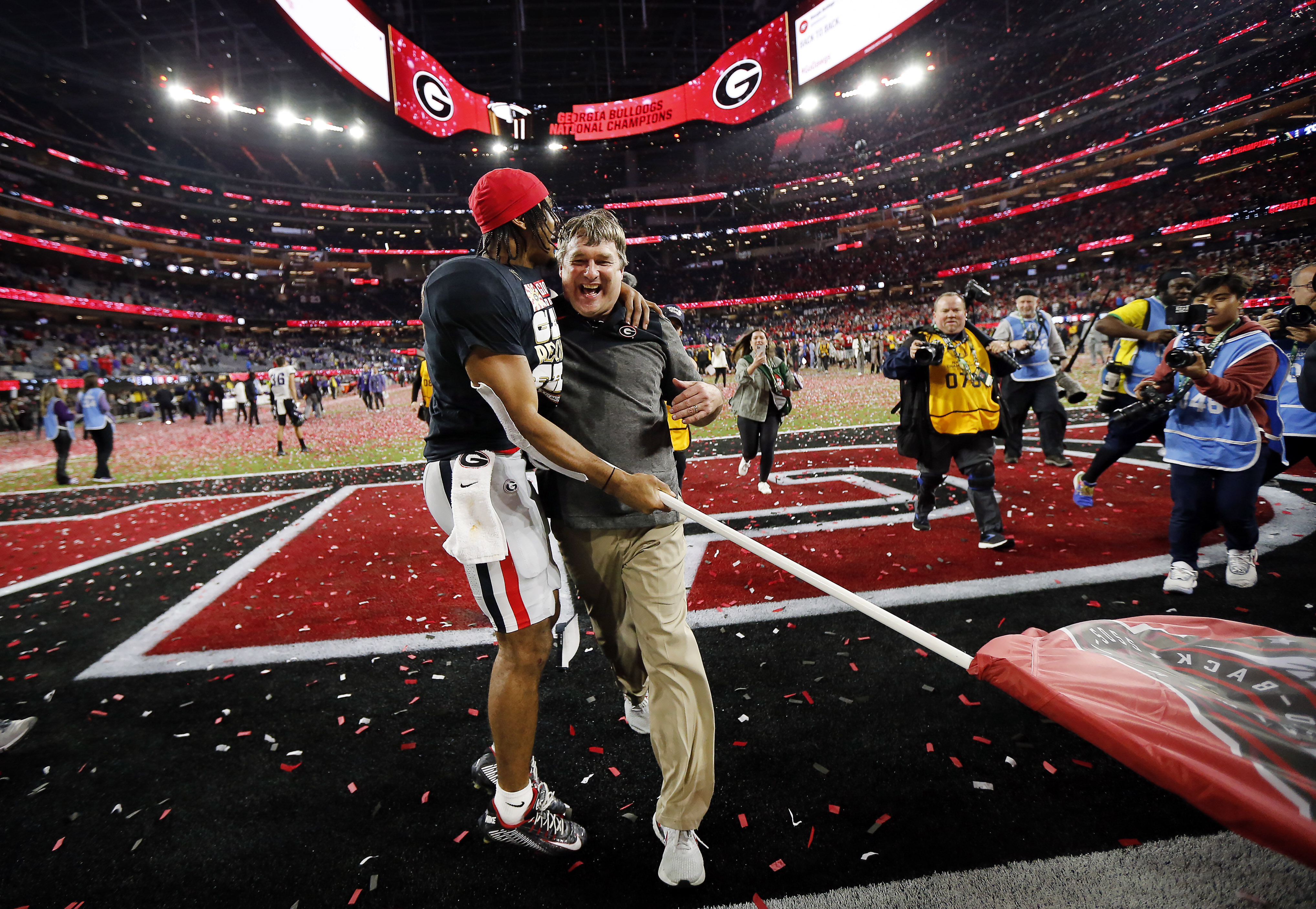 PHOTOS: Georgia routs TCU in CFP title game, repeats as champs – Orange  County Register