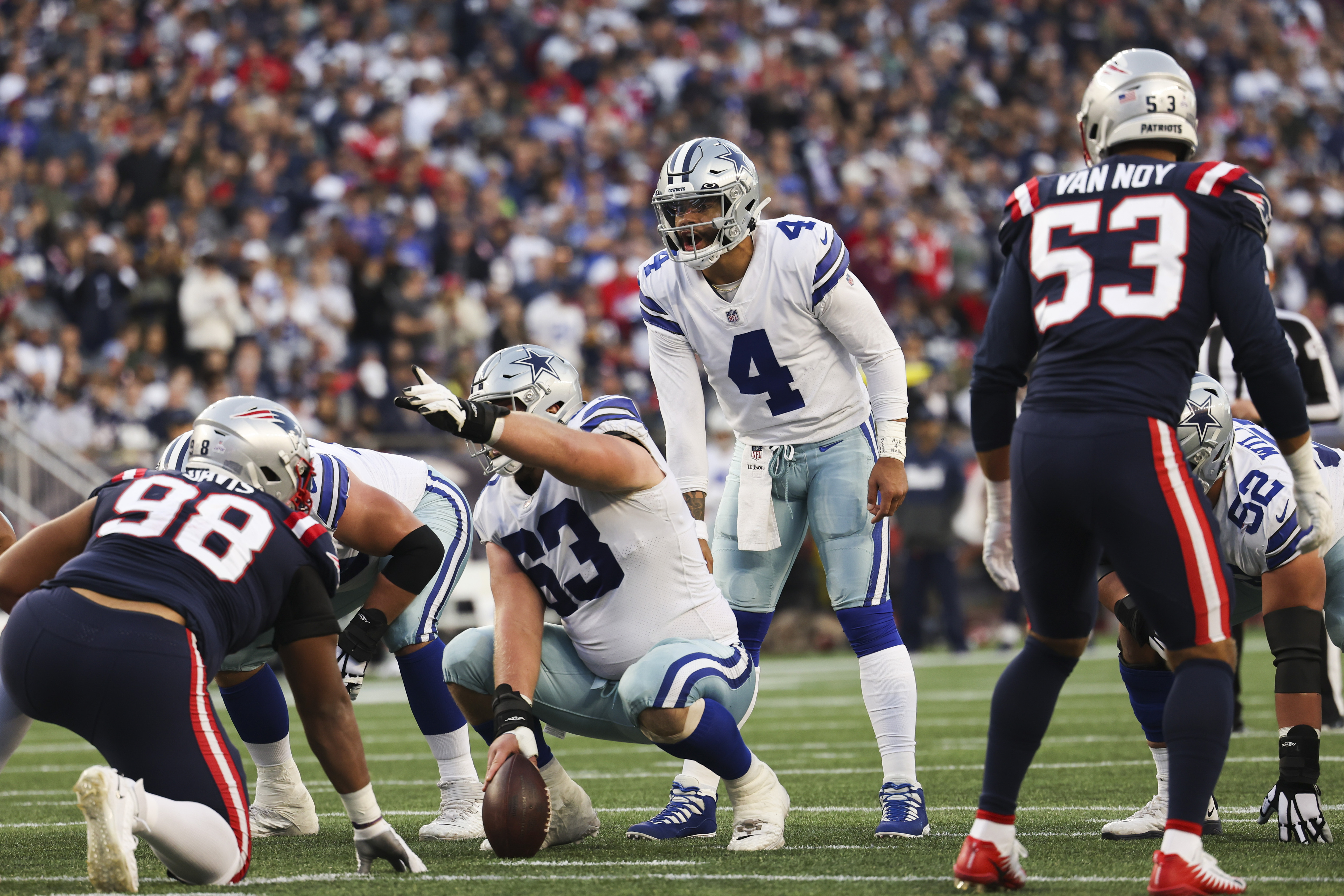 Dallas Cowboys OT win over New England Patriots NFL Gillette Stadium