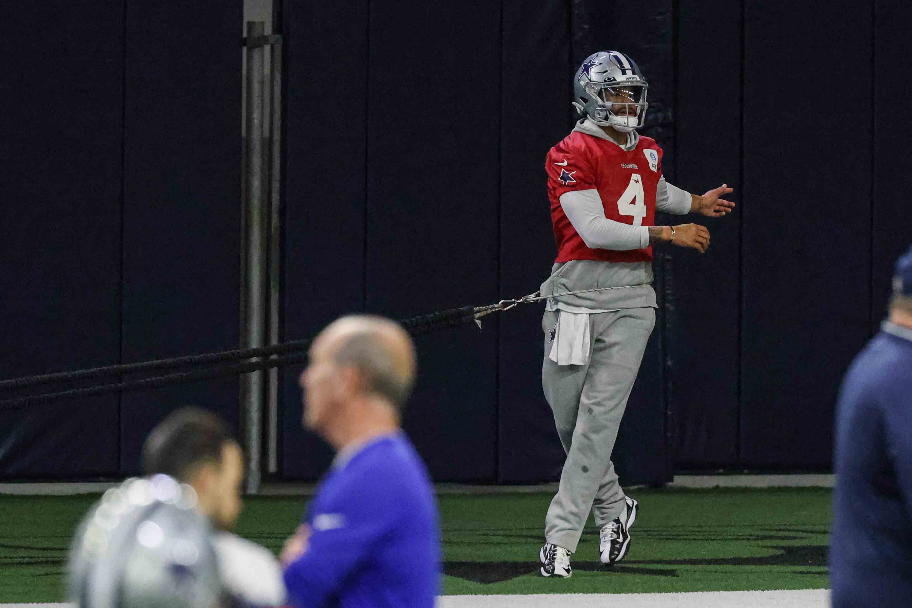 Cowboys QB Dak Prescott (calf) practices fully Thursday, WR CeeDee Lamb  (ankle) a DNP