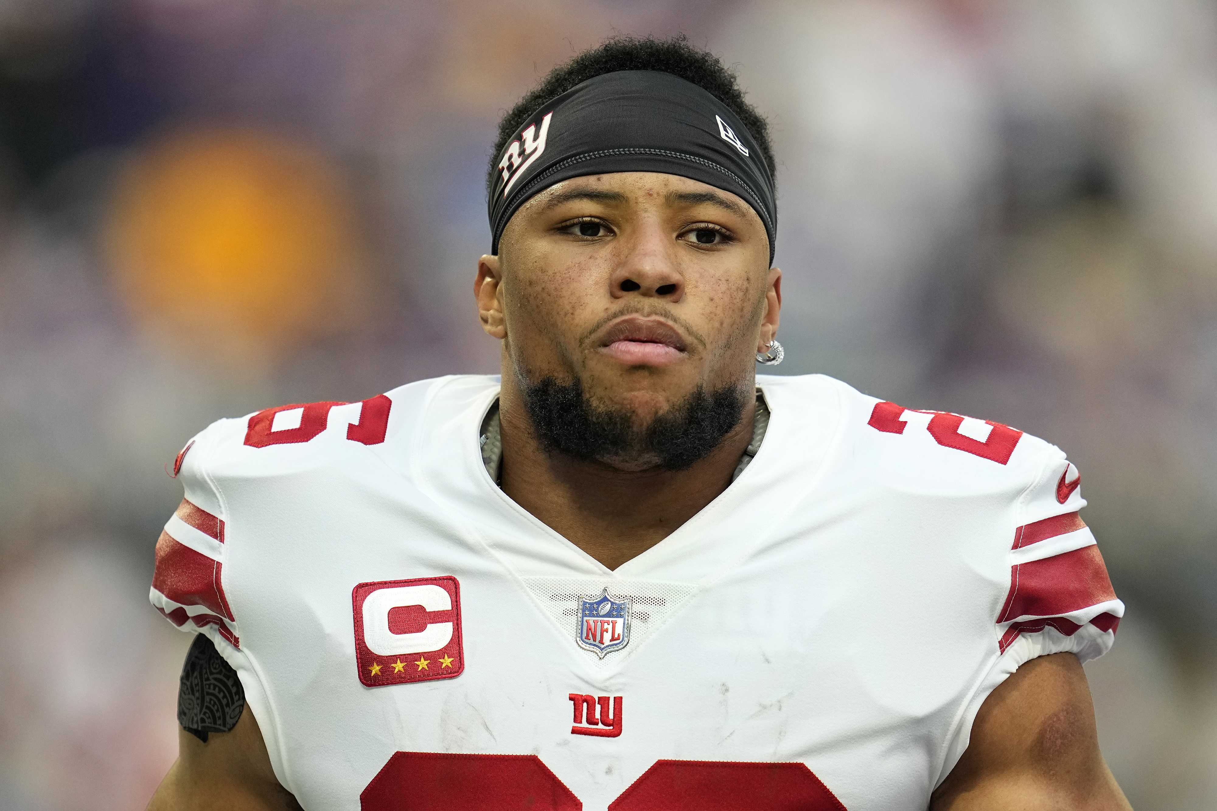 Giants' Saquon Barkley may not play due to neck issue