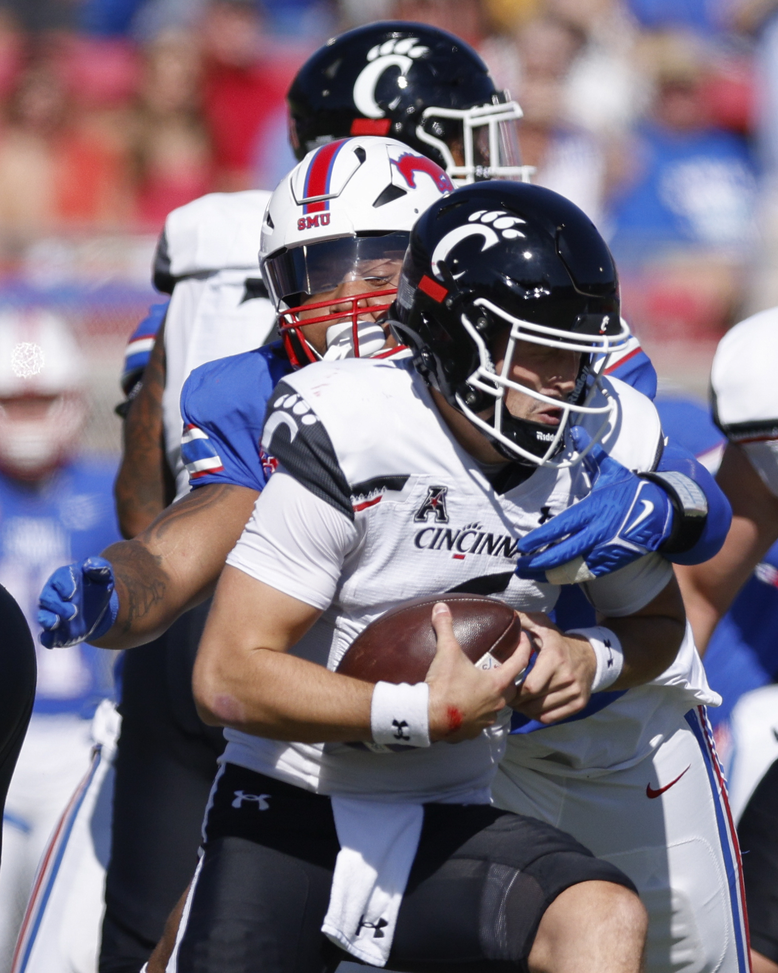 SMU-Cincinnati Photos: Mustangs Celebrate Late TD, Preston Stone Enters ...