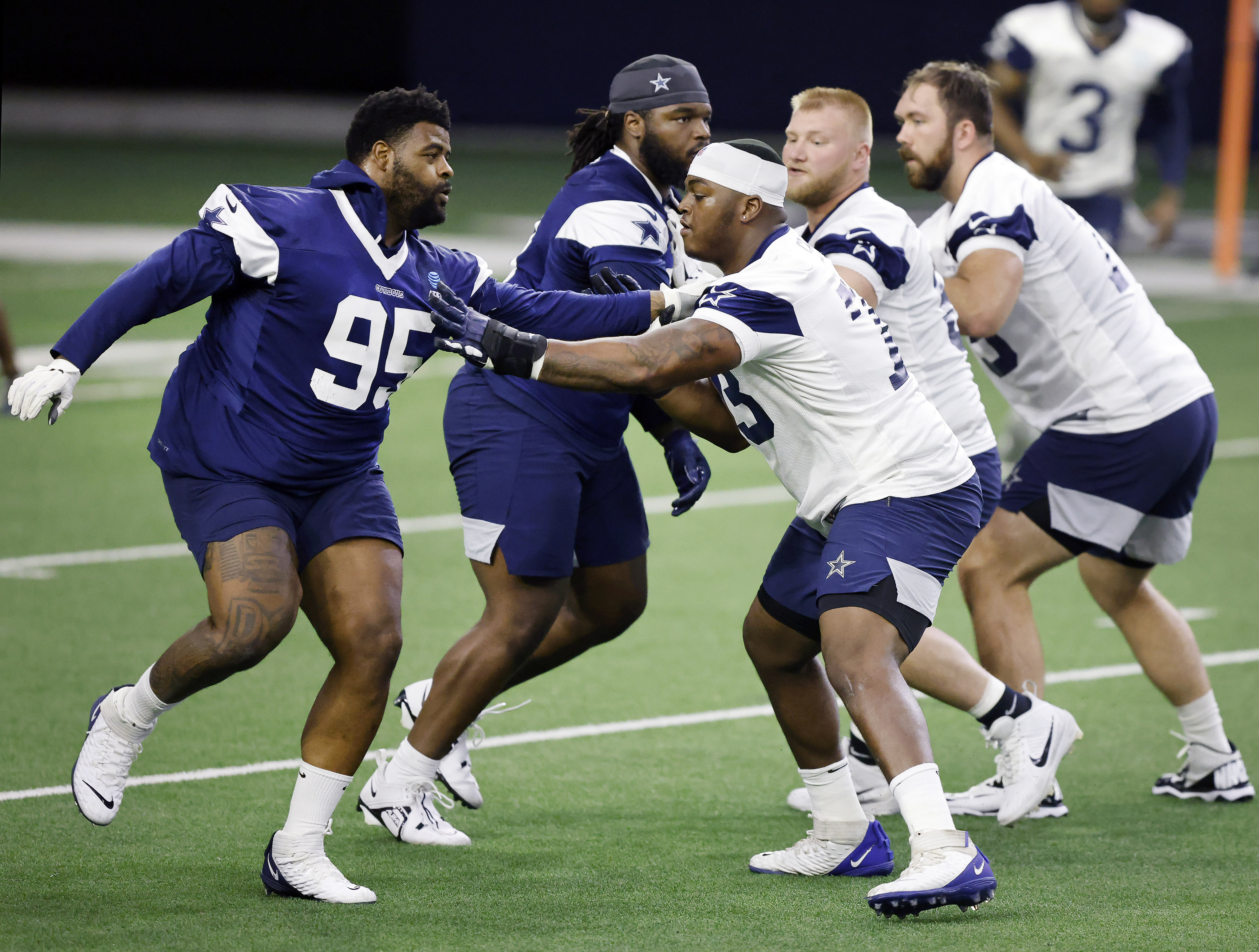 Dallas Cowboys OL Depth Chart: OTAs Tell the Story of Tyron and Tyler Smith