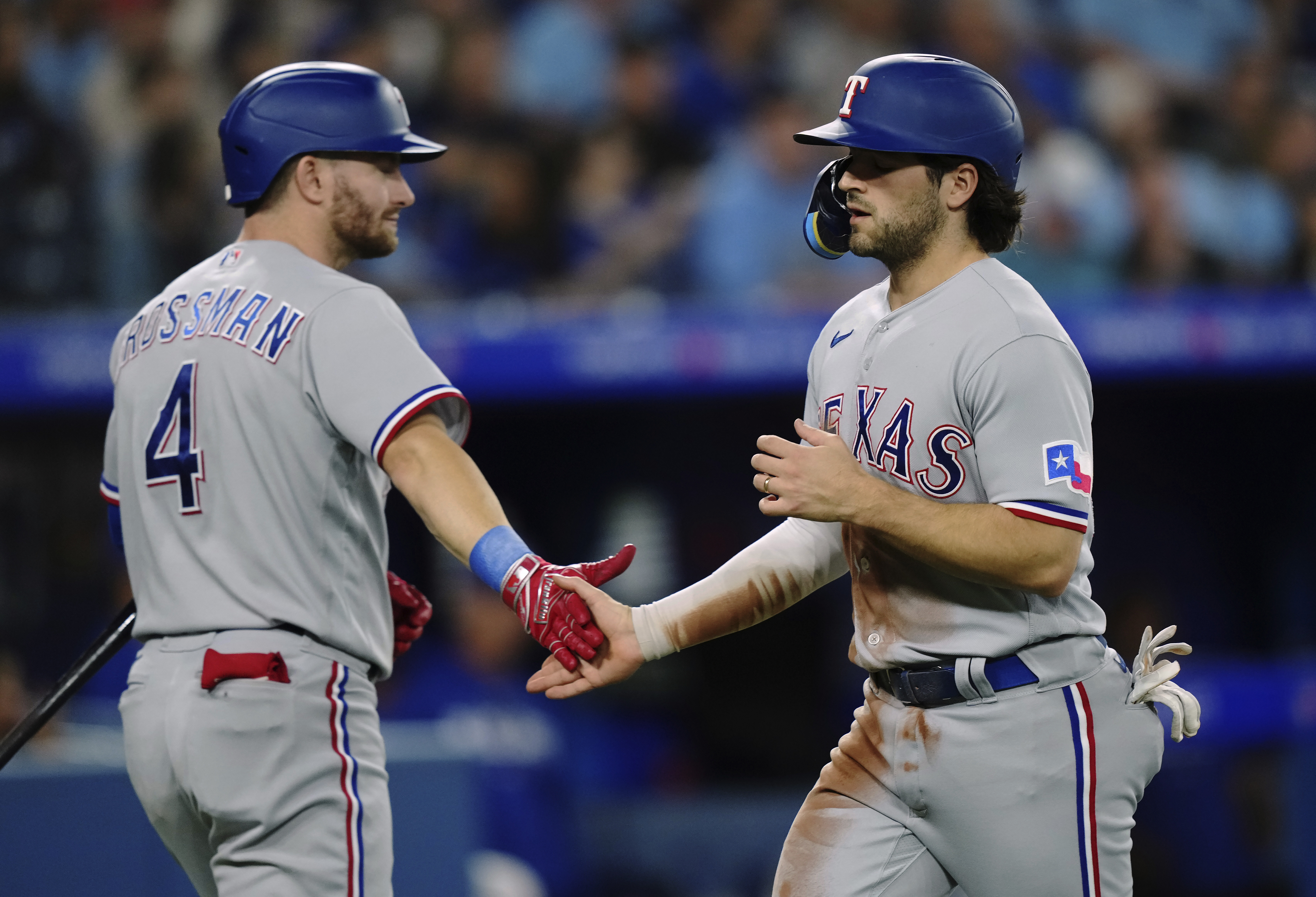 Rangers overcome Max Scherzer's early exit, leapfrog Blue Jays in