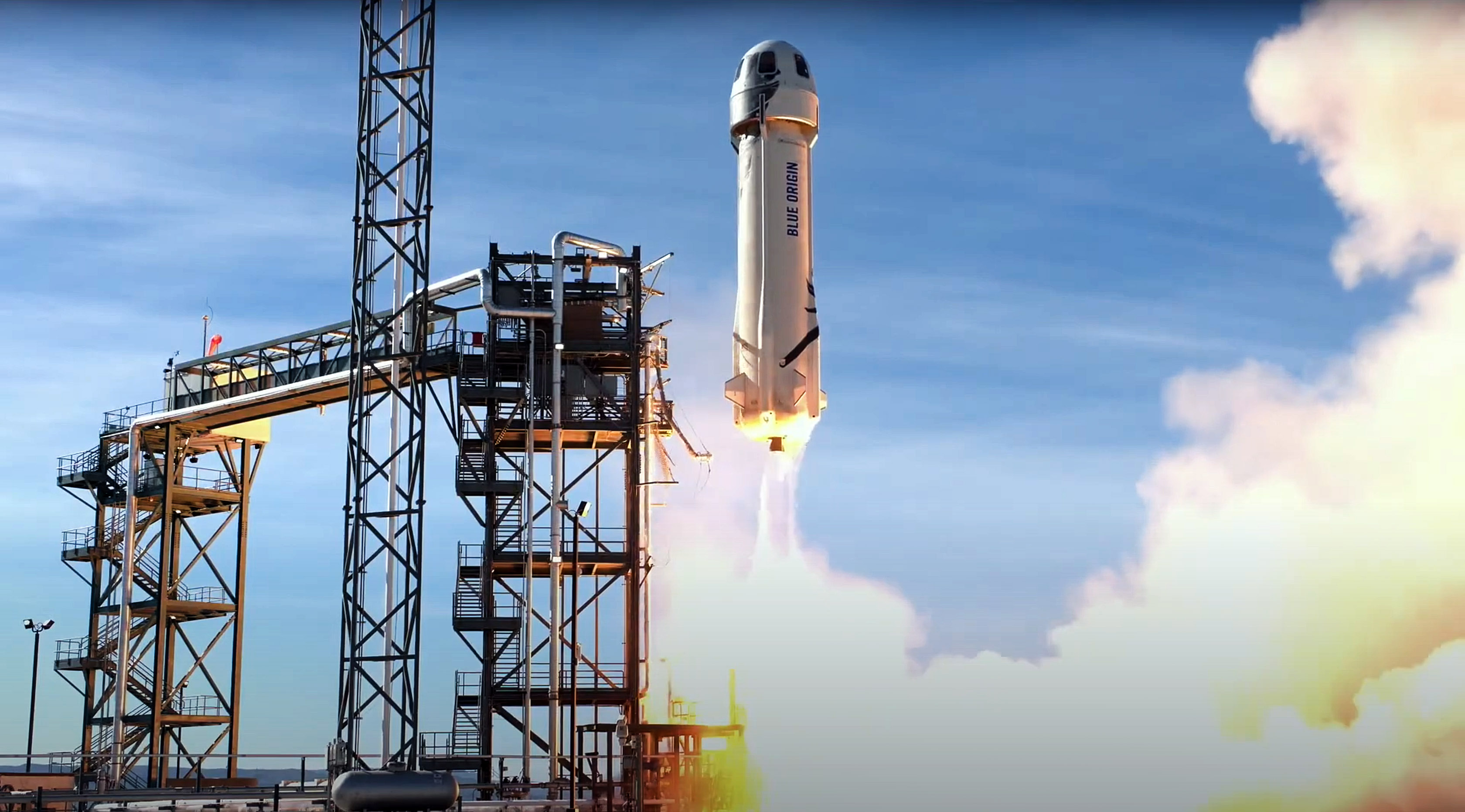 The mystery flier on Jeff Bezos' West Texas rocket launch is an 18-year-old
