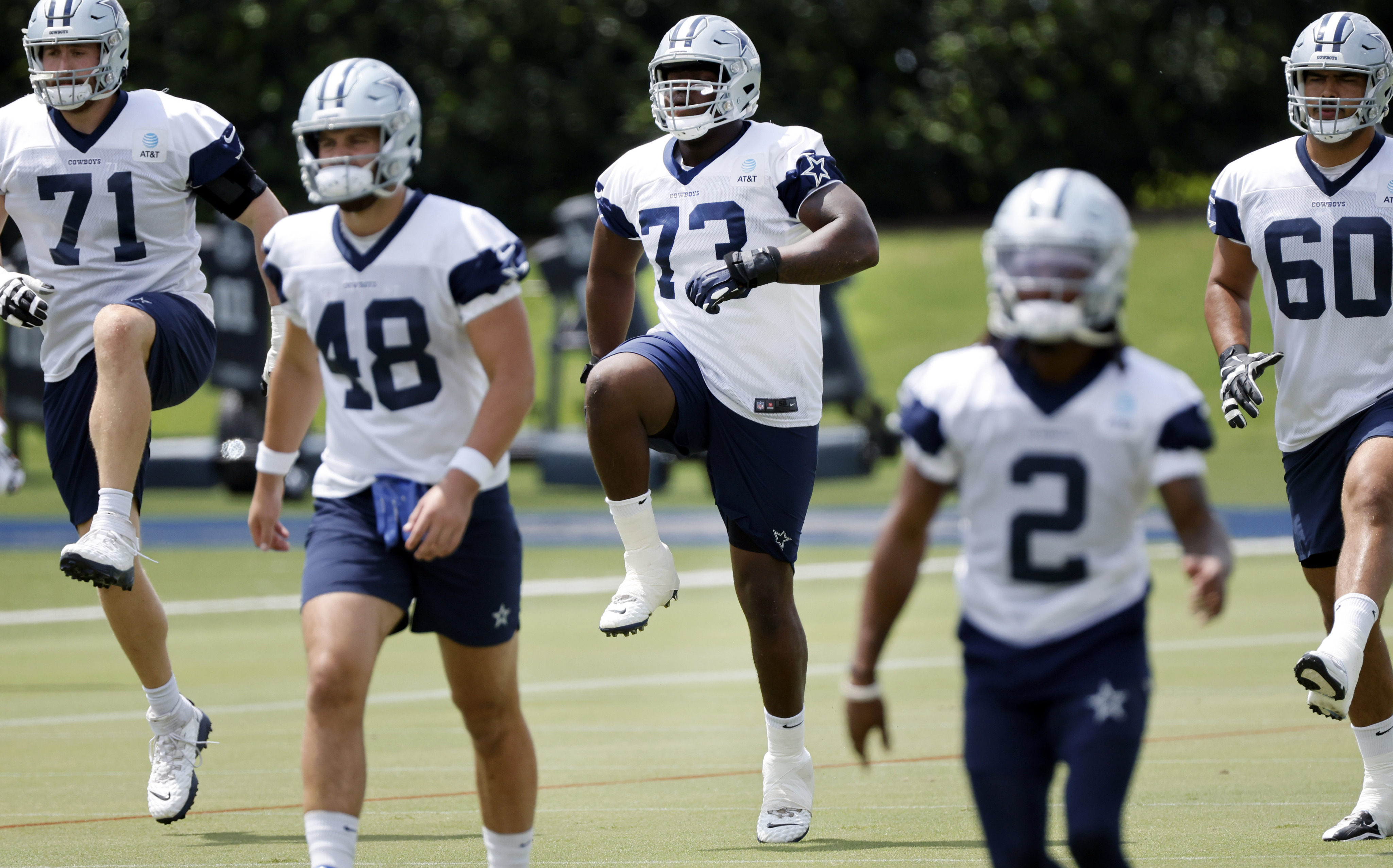 Cowboys' Tyler Smith preparing for second season in Dallas with new  coaches.