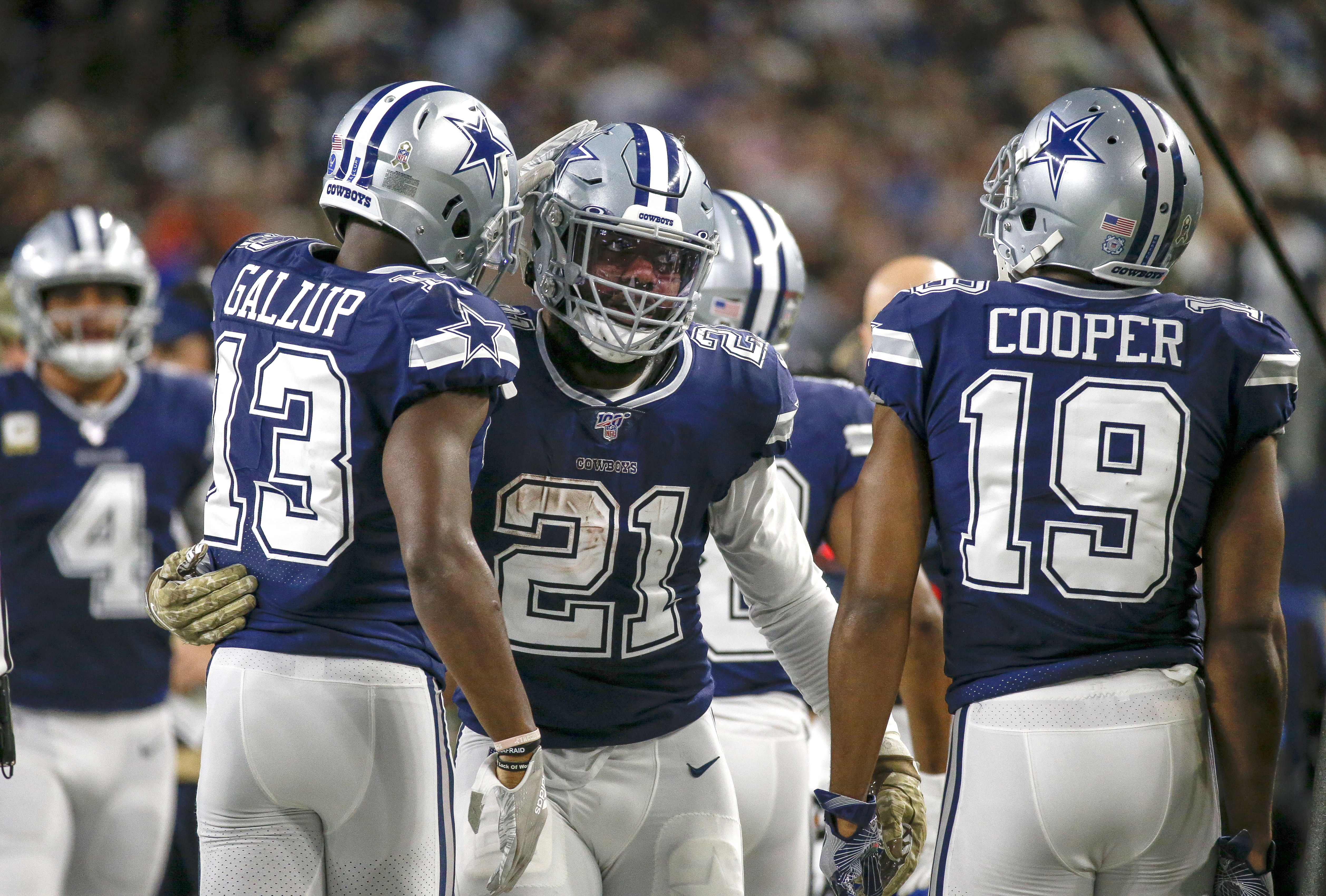 Dallas Cowboys Ceedee Lamb Amari Cooper Ezekiel Elliott Dak