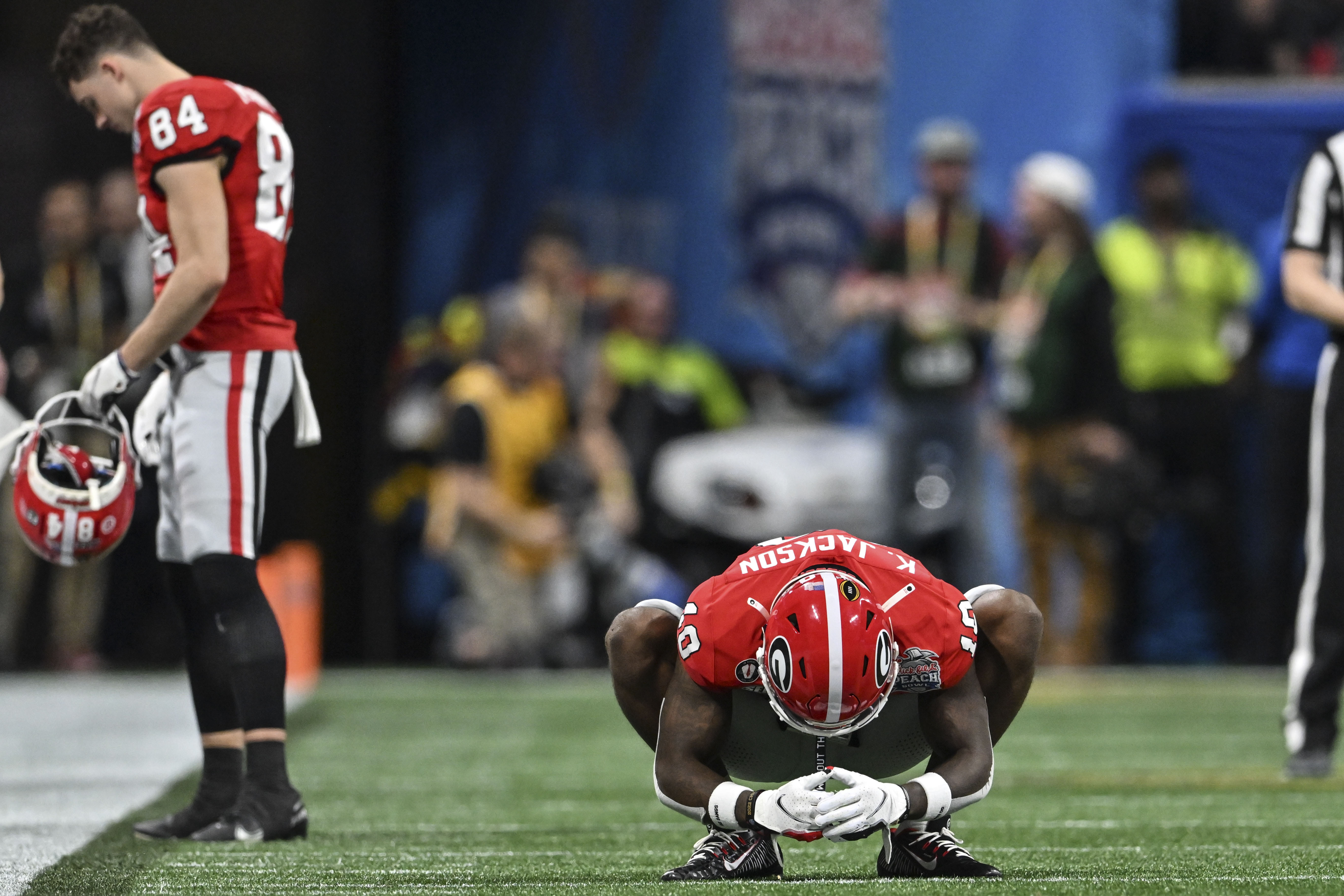 WATCH: Kirby Smart calls out team, Stetson Bennett after Peach Bowl win: 'I  don't know that we're ready for TCU'