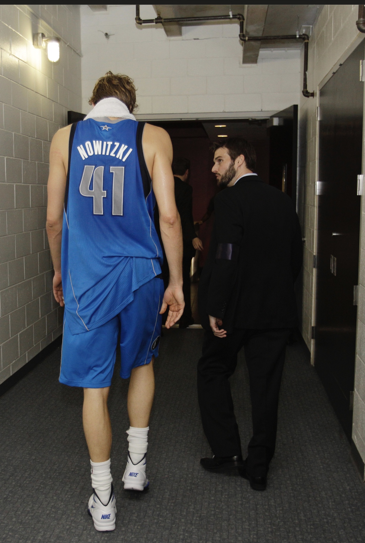 Dirk Nowitzki & Jason Kidd with the 2011 NBA Championship & MVP