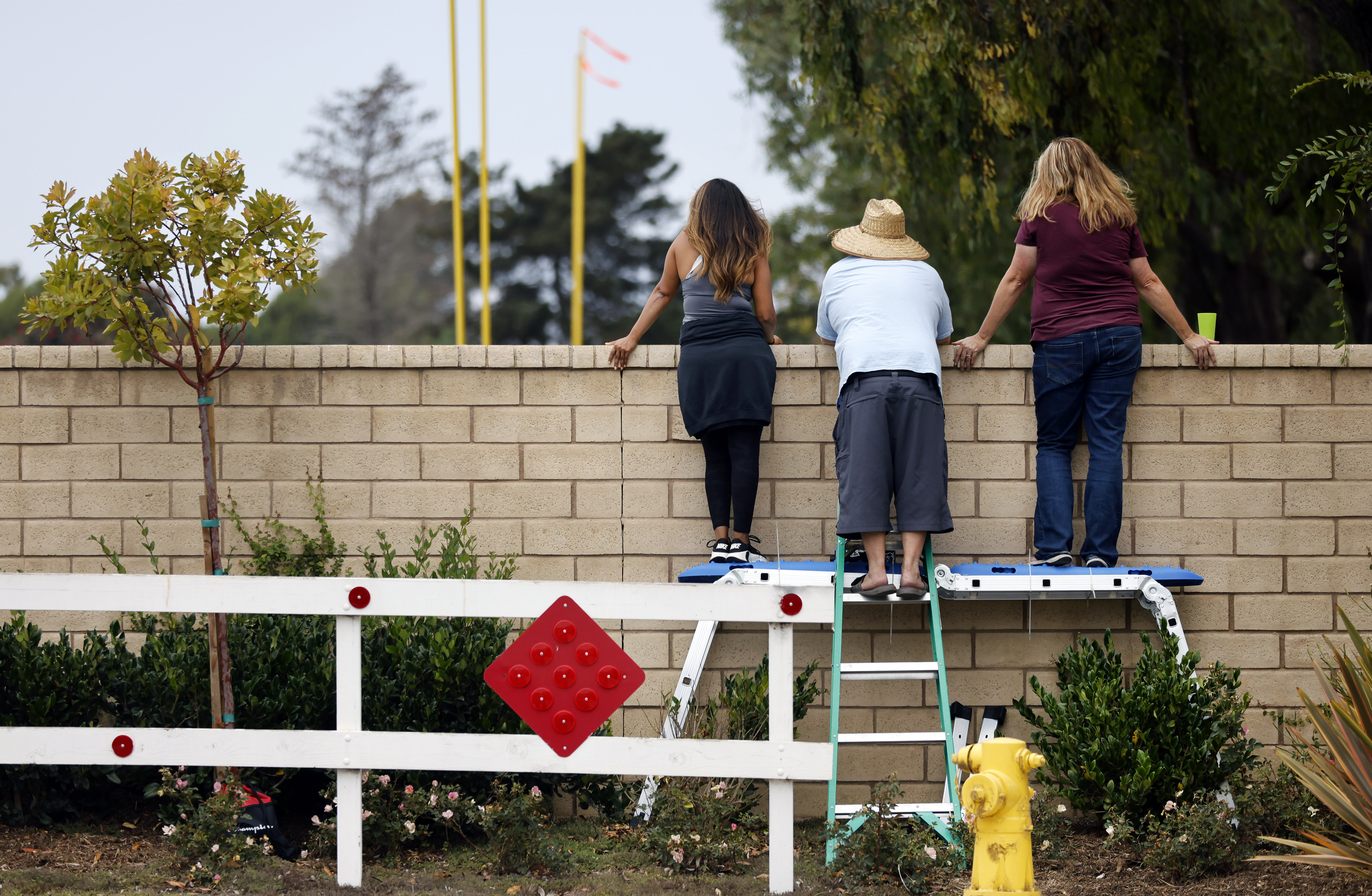 Oxnard neighbors say Cowboys 'crossed a line' building platform inches from  their property