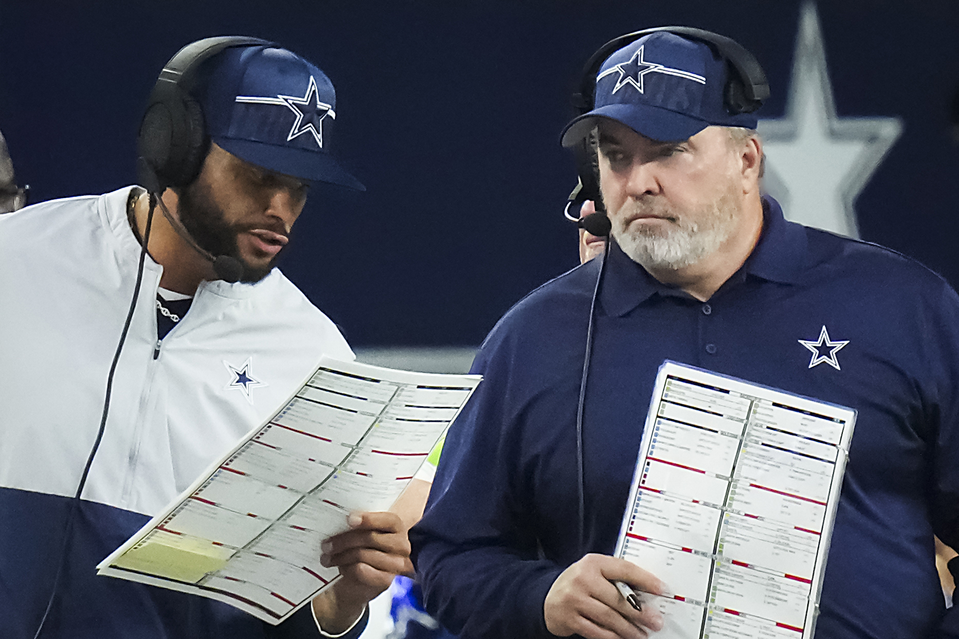 Dallas Cowboys defensive end Viliami Fehoko Jr. (93) is seen during the  first half of an NFL football game against the Las Vegas Raiders, Saturday,  Aug. 26, 2023, in Arlington, Texas. Dallas