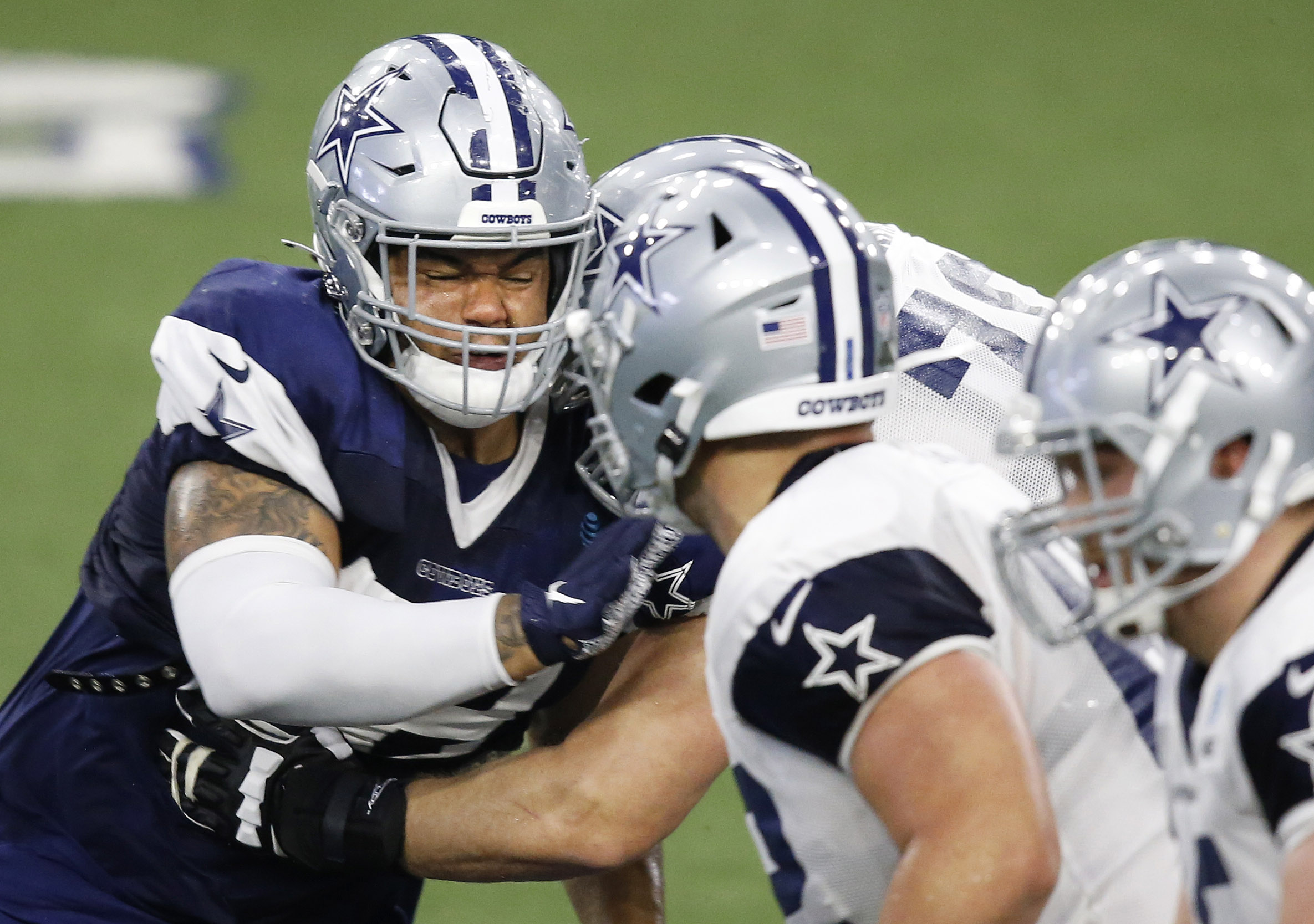 Dallas Cowboys players host Youth Football Camp at UNT