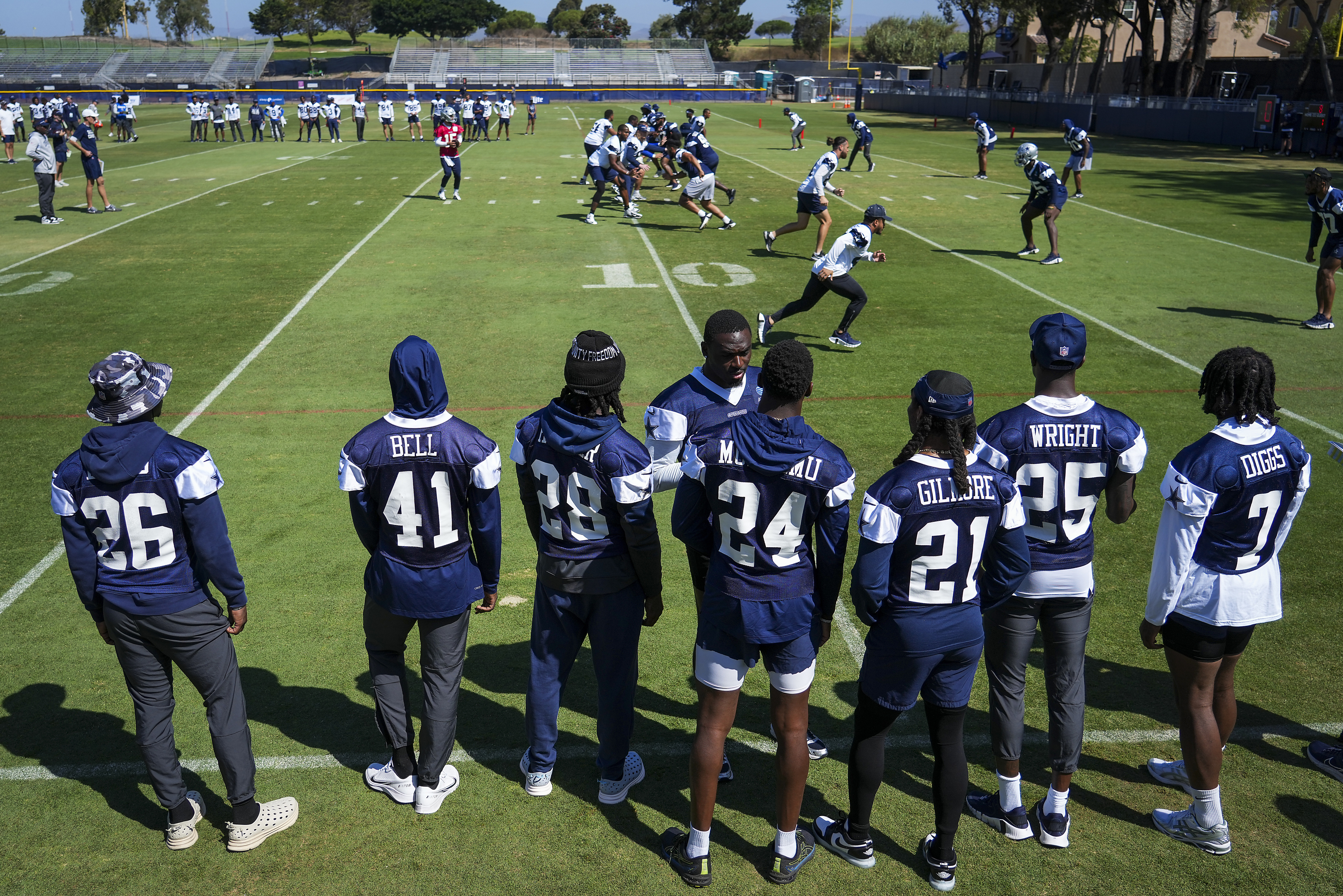 Photos: Cowboys training camp walk-through on Wednesday in Oxnard