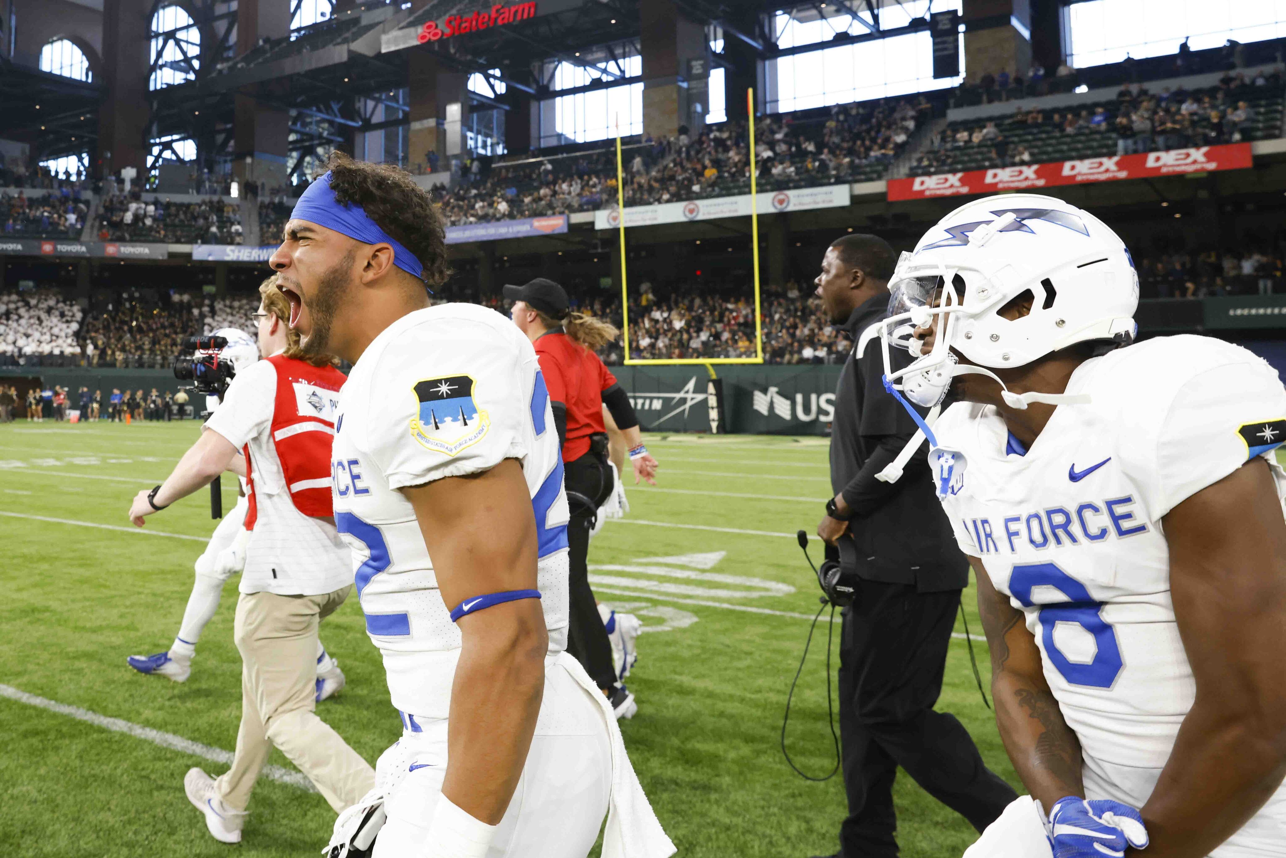 Photos: Air Force Players Kiss Commander-in-Chief’s Trophy, Celebrate ...