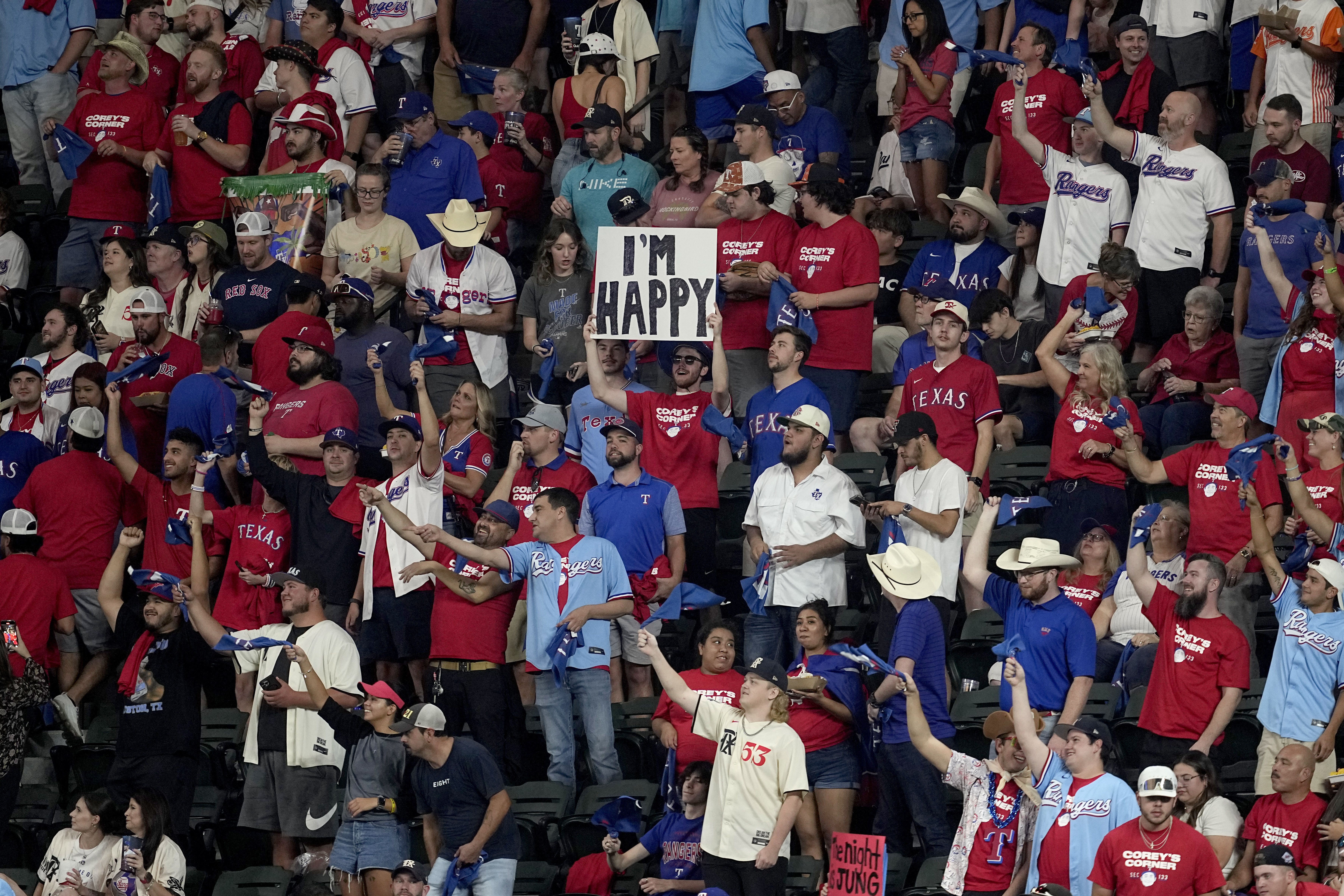 Texas Rangers attendance today