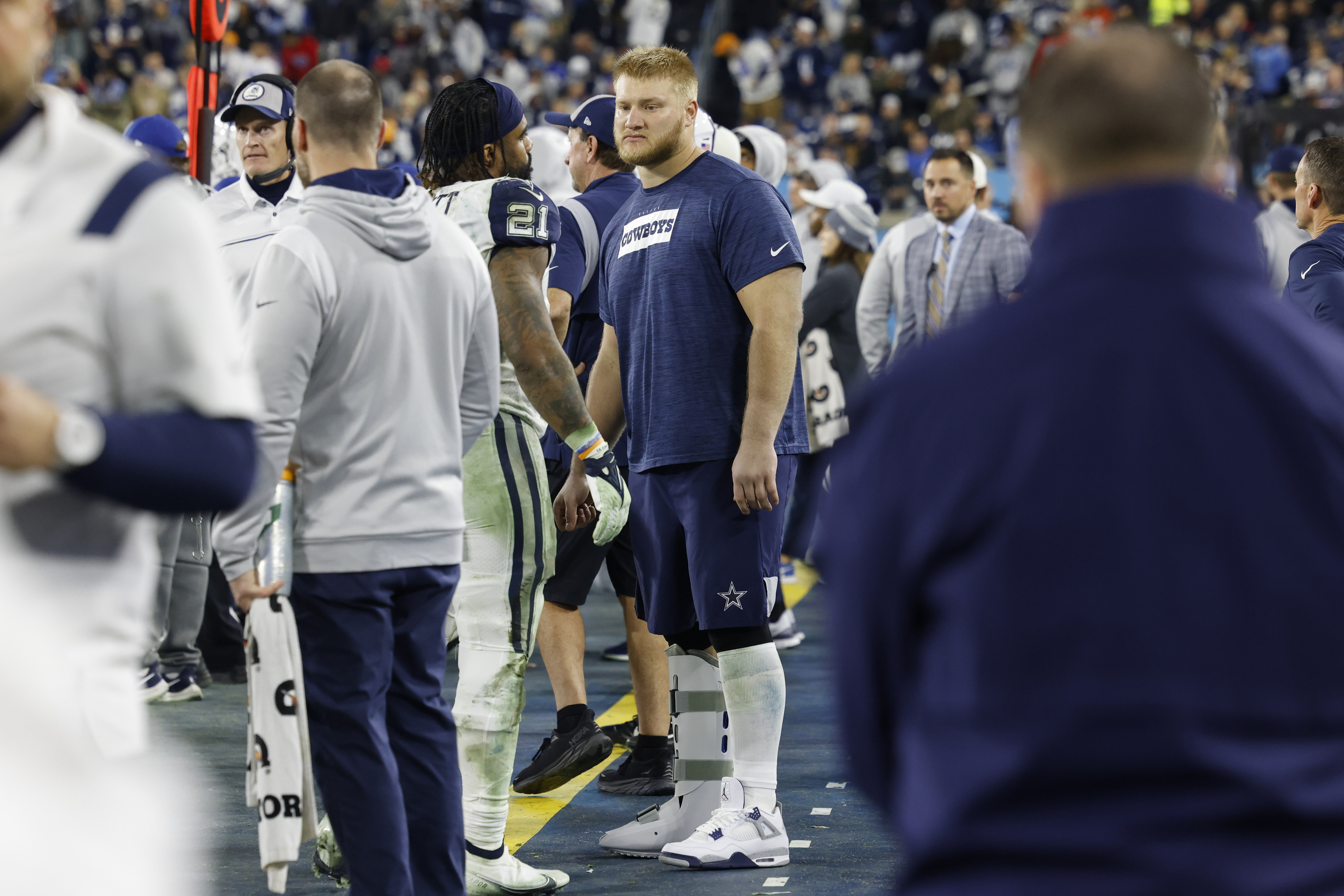 Cowboys center Tyler Biadasz (ankle) expected to undergo MRI on Friday