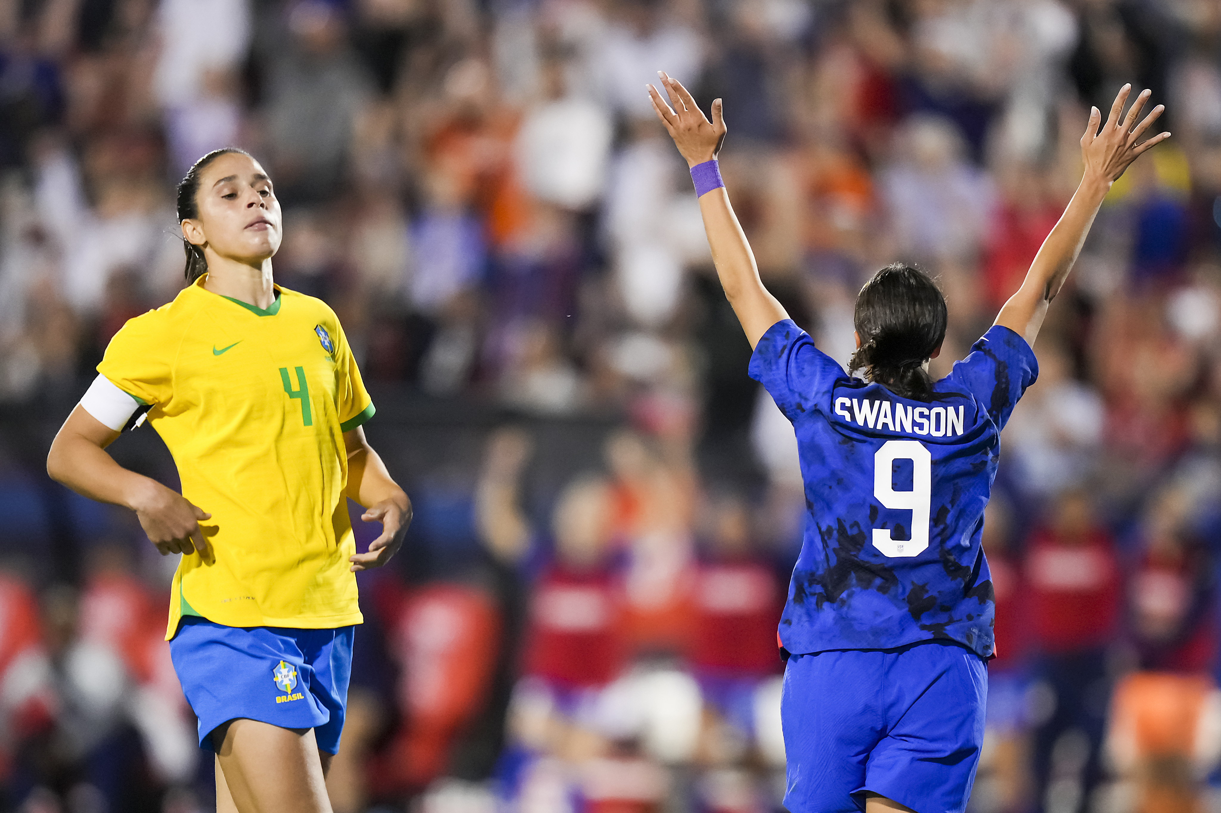 SUPER SWANSON: USWNT forward has raised her game, especially in the  SheBelieves Cup - Front Row Soccer