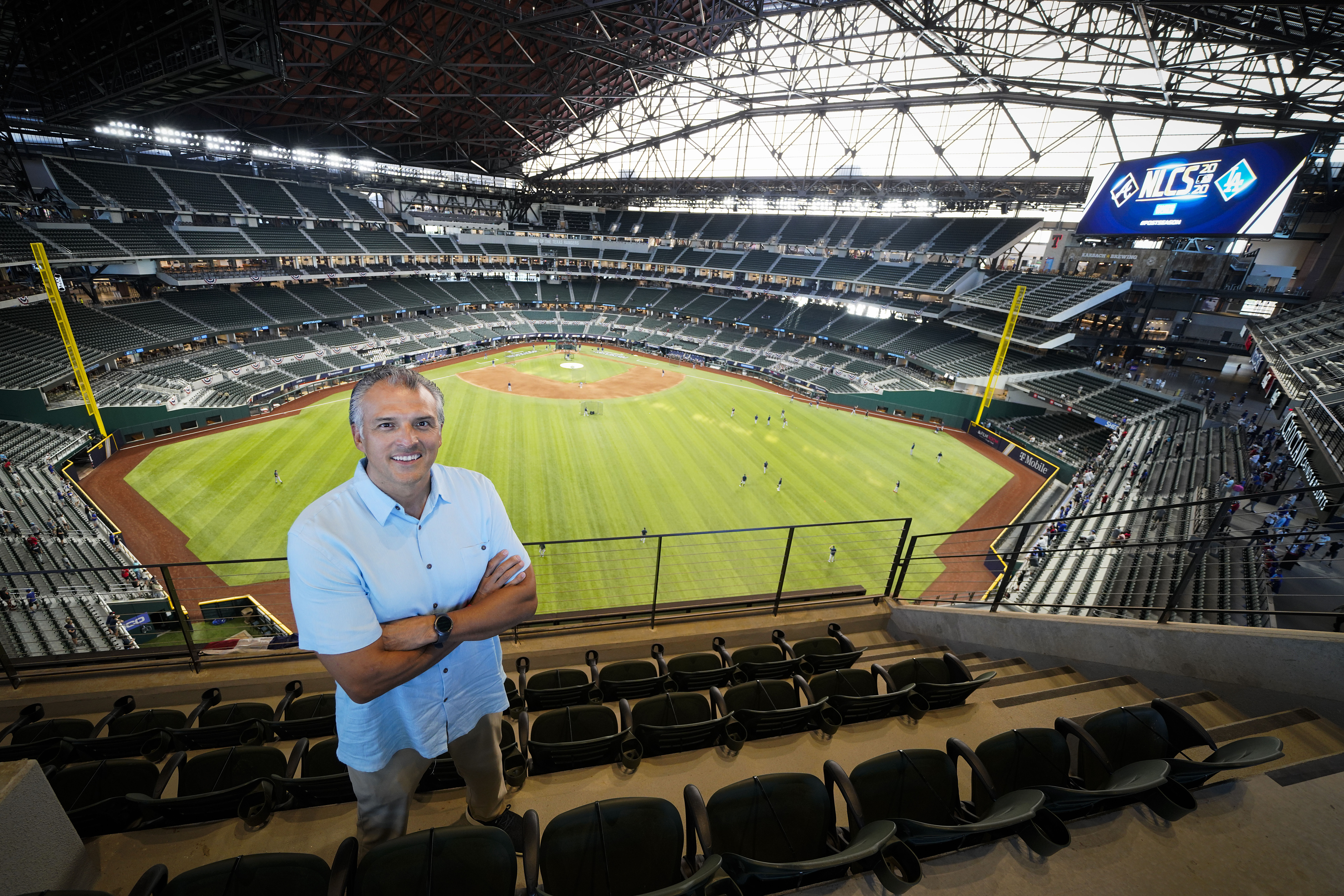 Like Globe Life Field, the story of Fred Ortiz, the stadium's lead