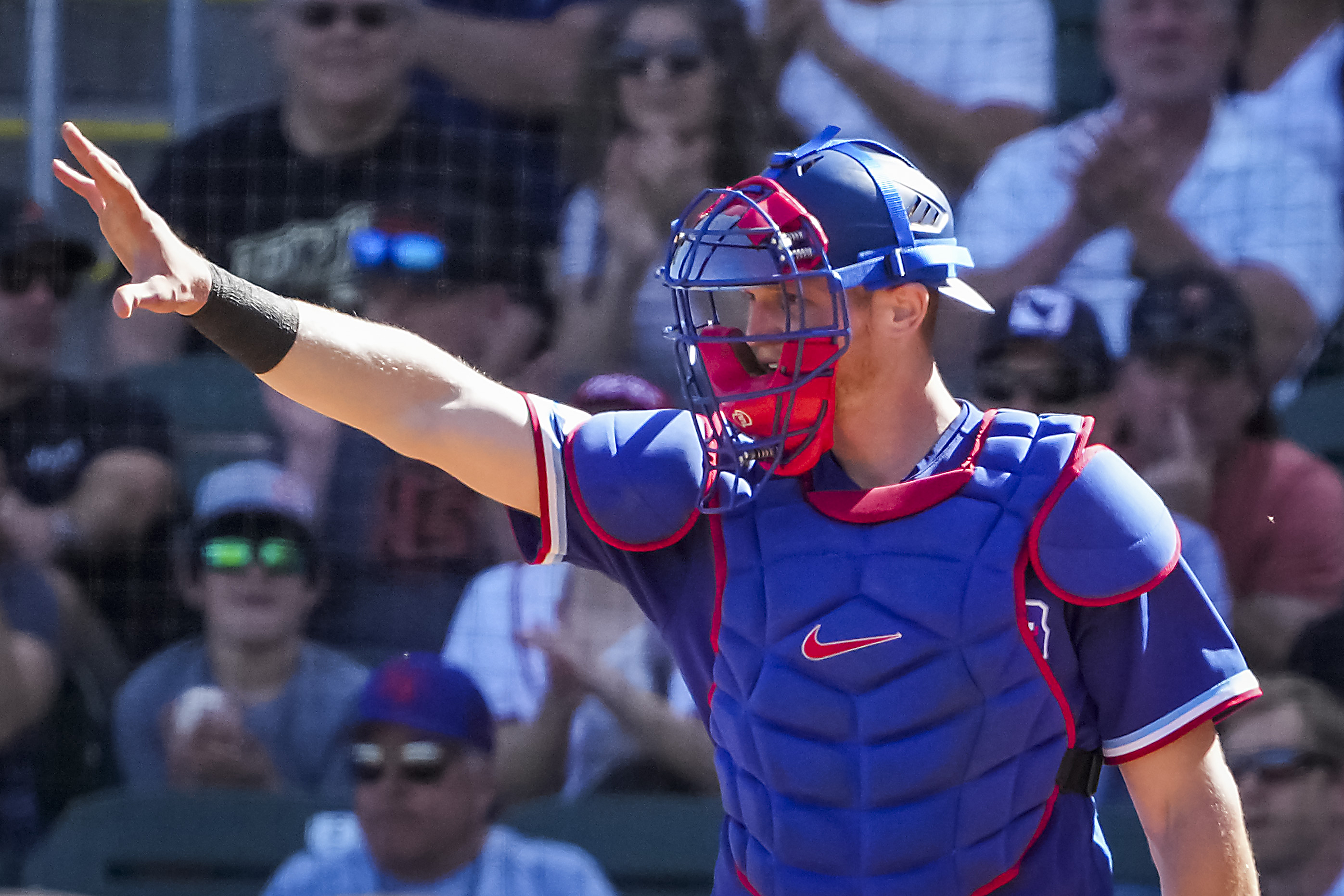 Rangers catcher Jonah Heim is playing well, but why did he cut his