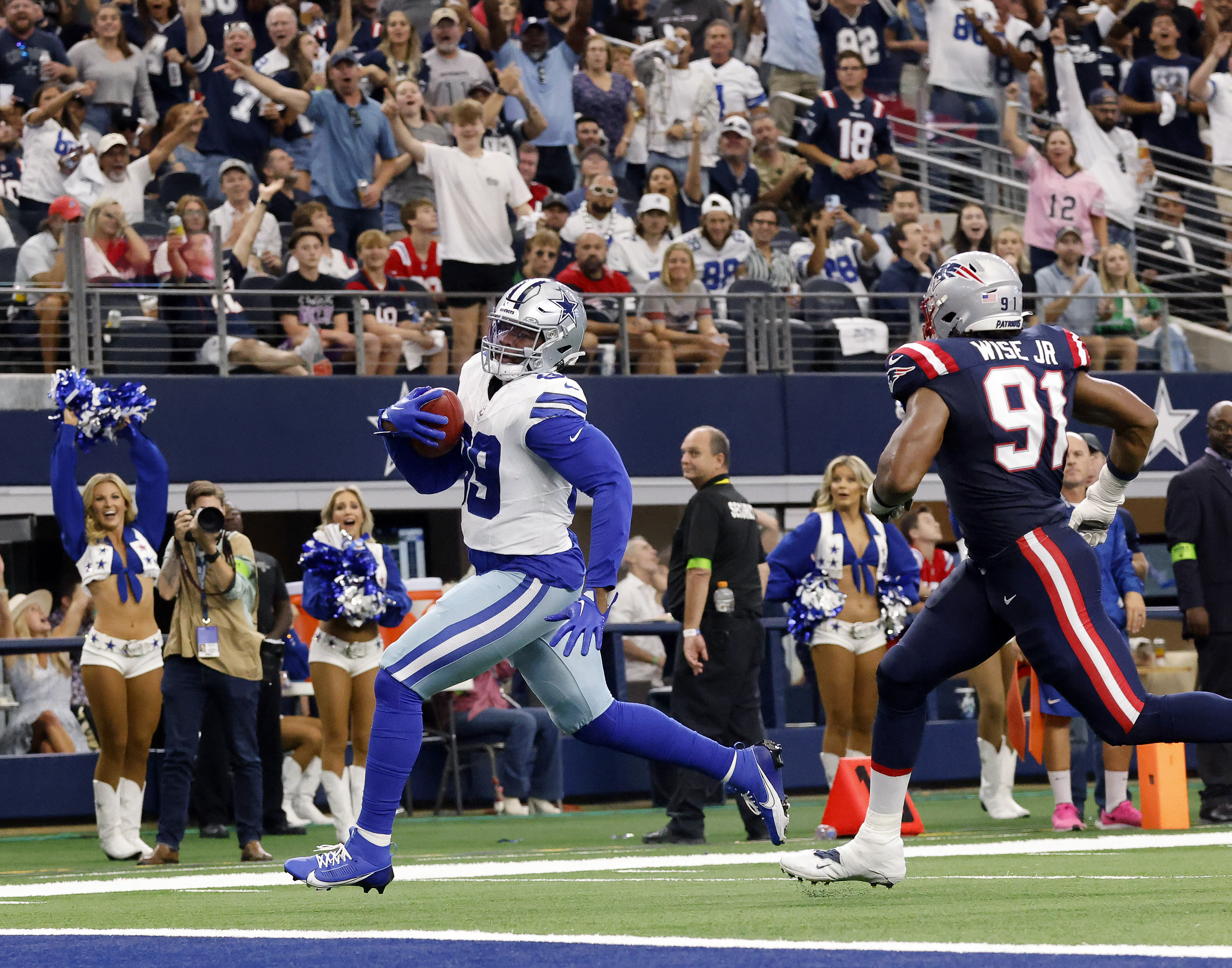 Cowboys sideline exclusive: Why Chauncey Golston had to wait to get his  game ball vs. NE