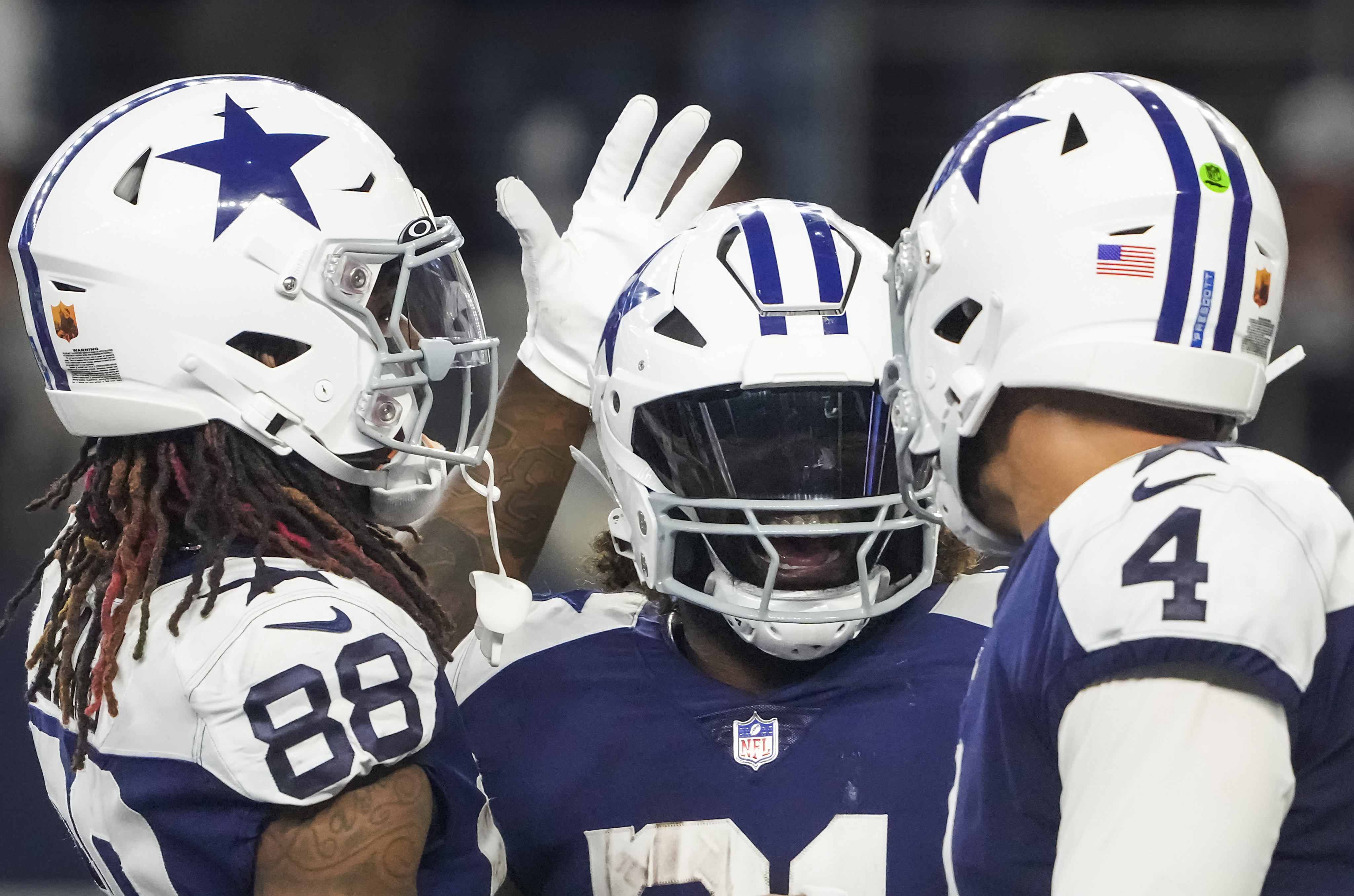Prescott, tight ends help Cowboys to Thanksgiving win over Giants
