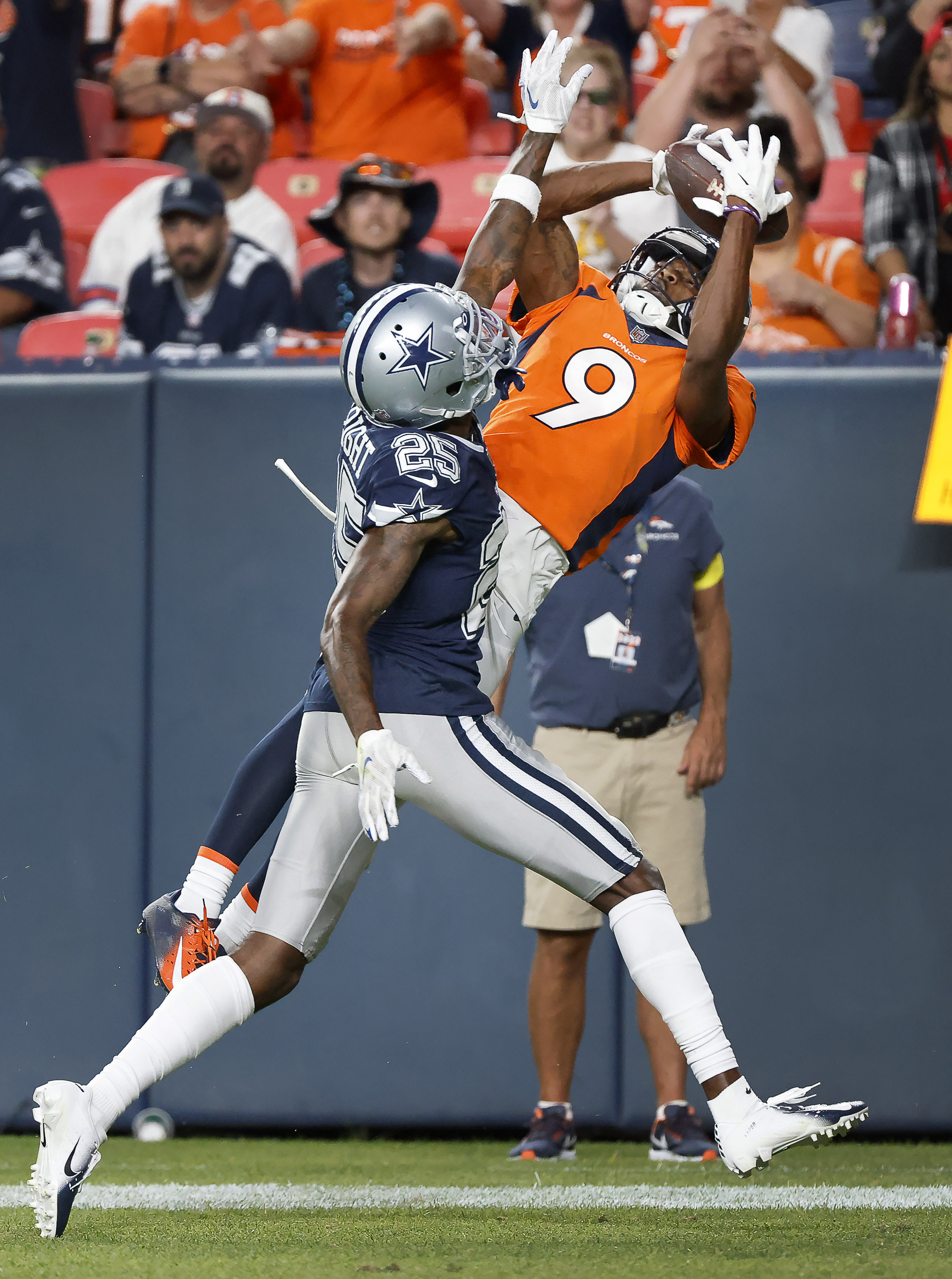 Dallas Cowboys wide receiver T.J. Vasher (16) against the Denver Broncos in  the first half of an NFL football game Saturday, Aug 13, 2022, in Denver.  (AP Photo/Bart Young Stock Photo - Alamy