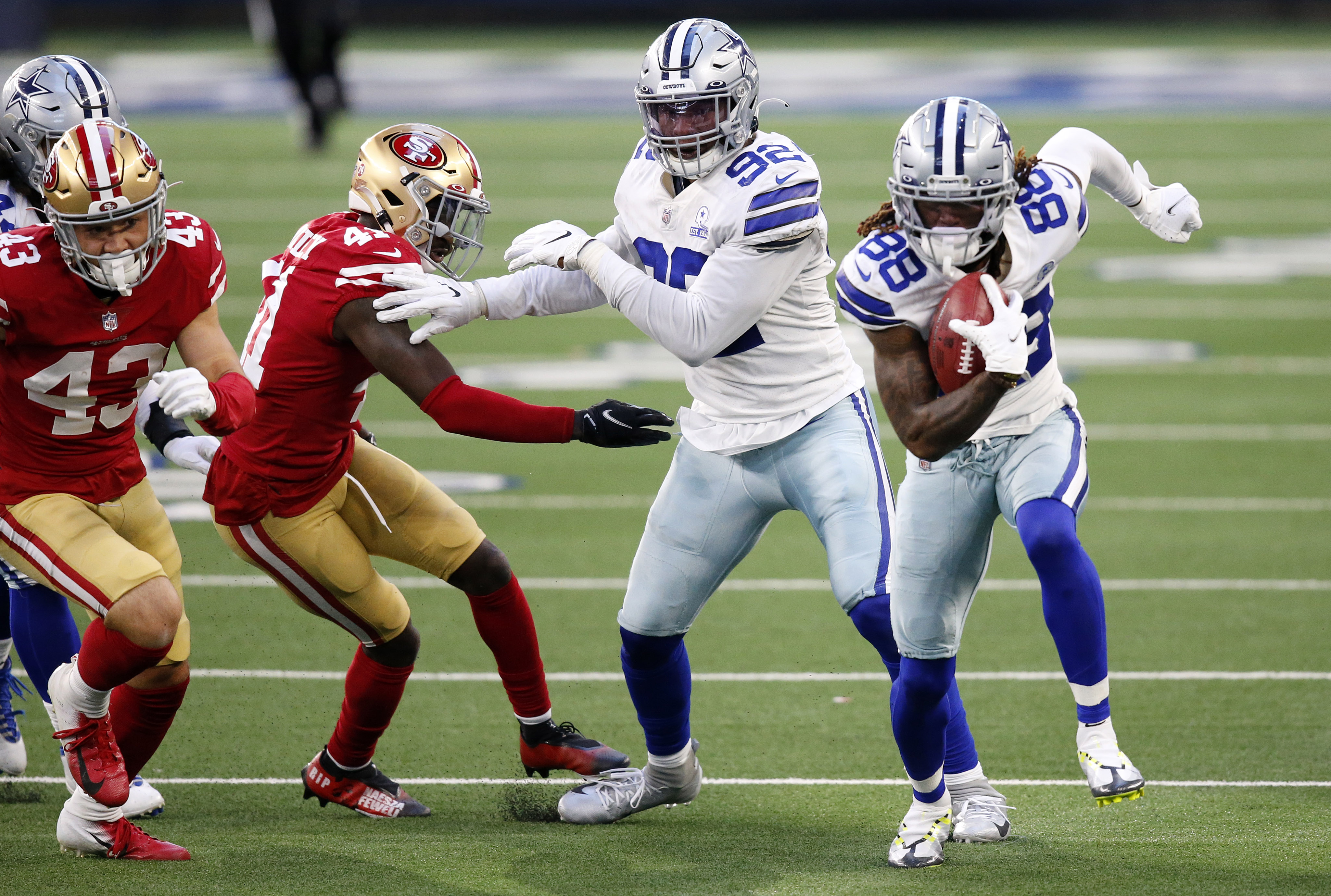 Dallas Cowboys move up to No. 3 seed, will host San Francisco 49ers in wild  card round
