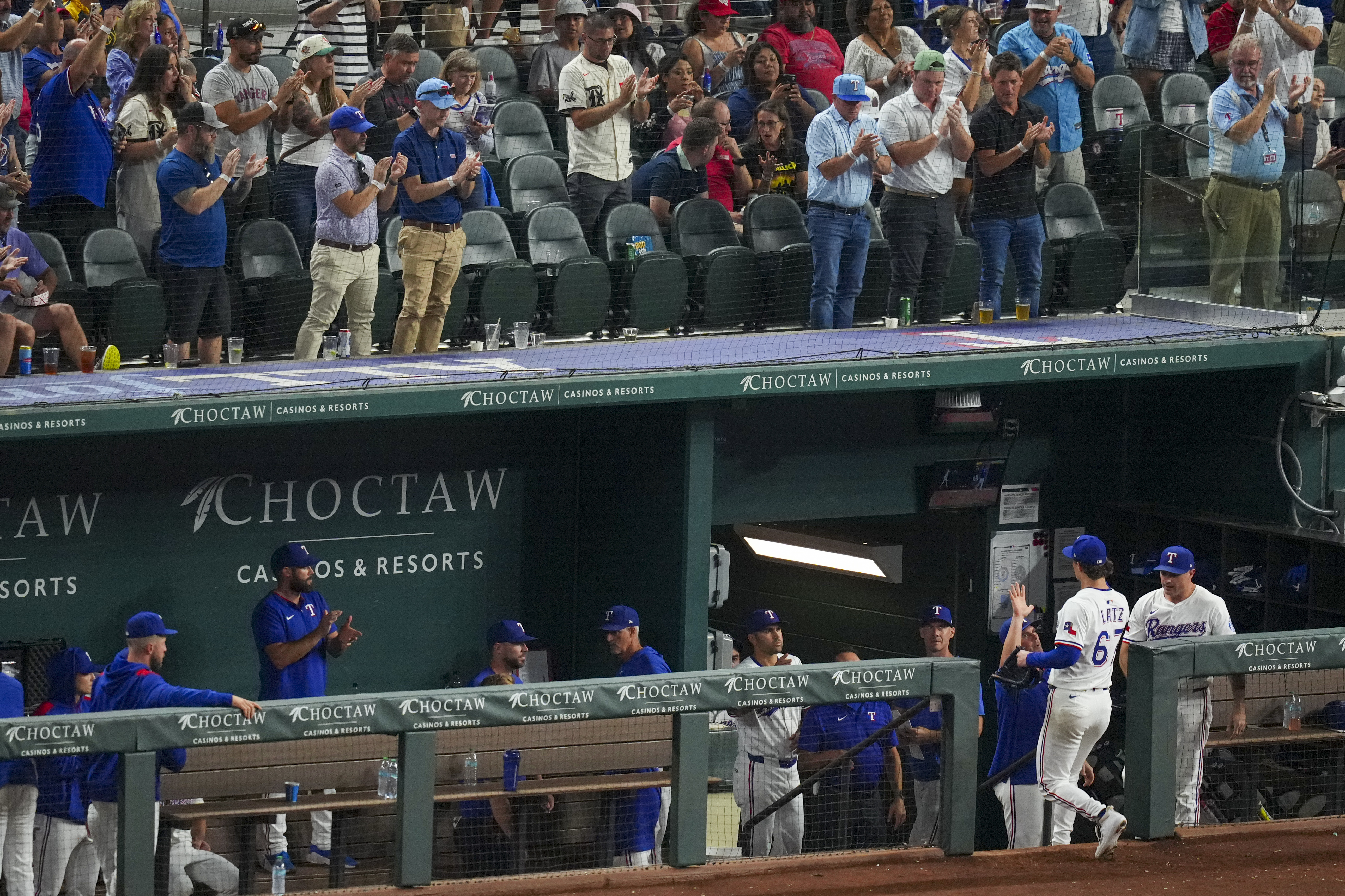 Filling in for team's injured ace, Rangers' LHP Jacob Latz has