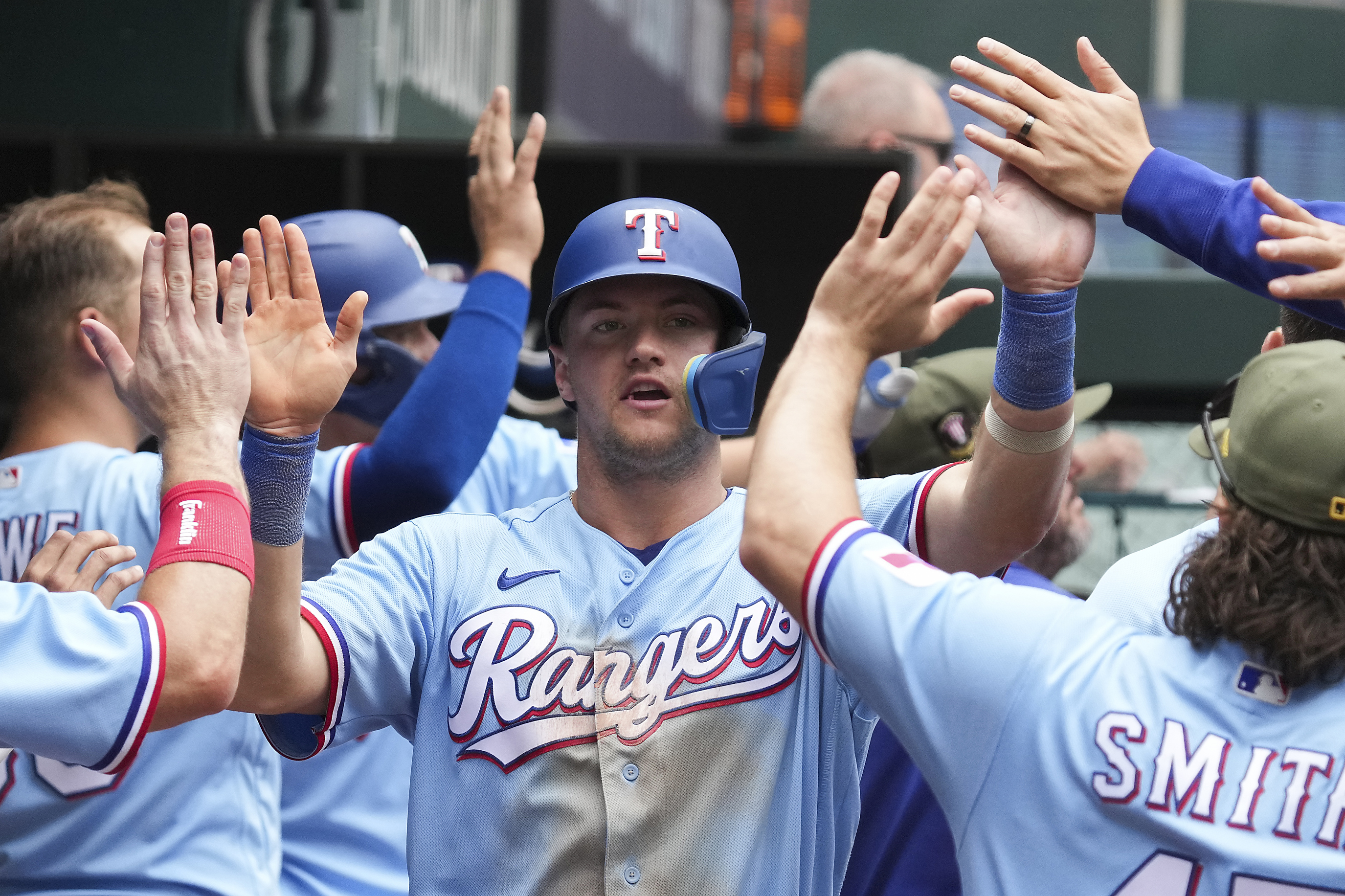 Nearing the season's midway point, which Rangers have a shot at baseball's  major awards?