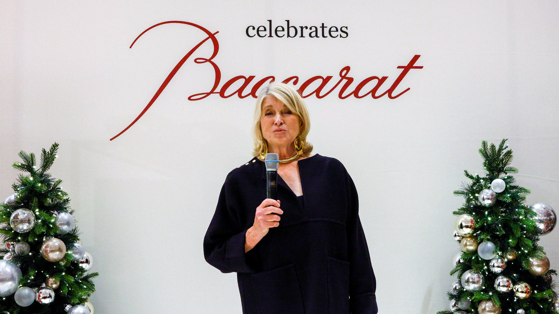 Martha Stewart Unveils Baccarat Tree at Downtown Dallas Neiman Marcus