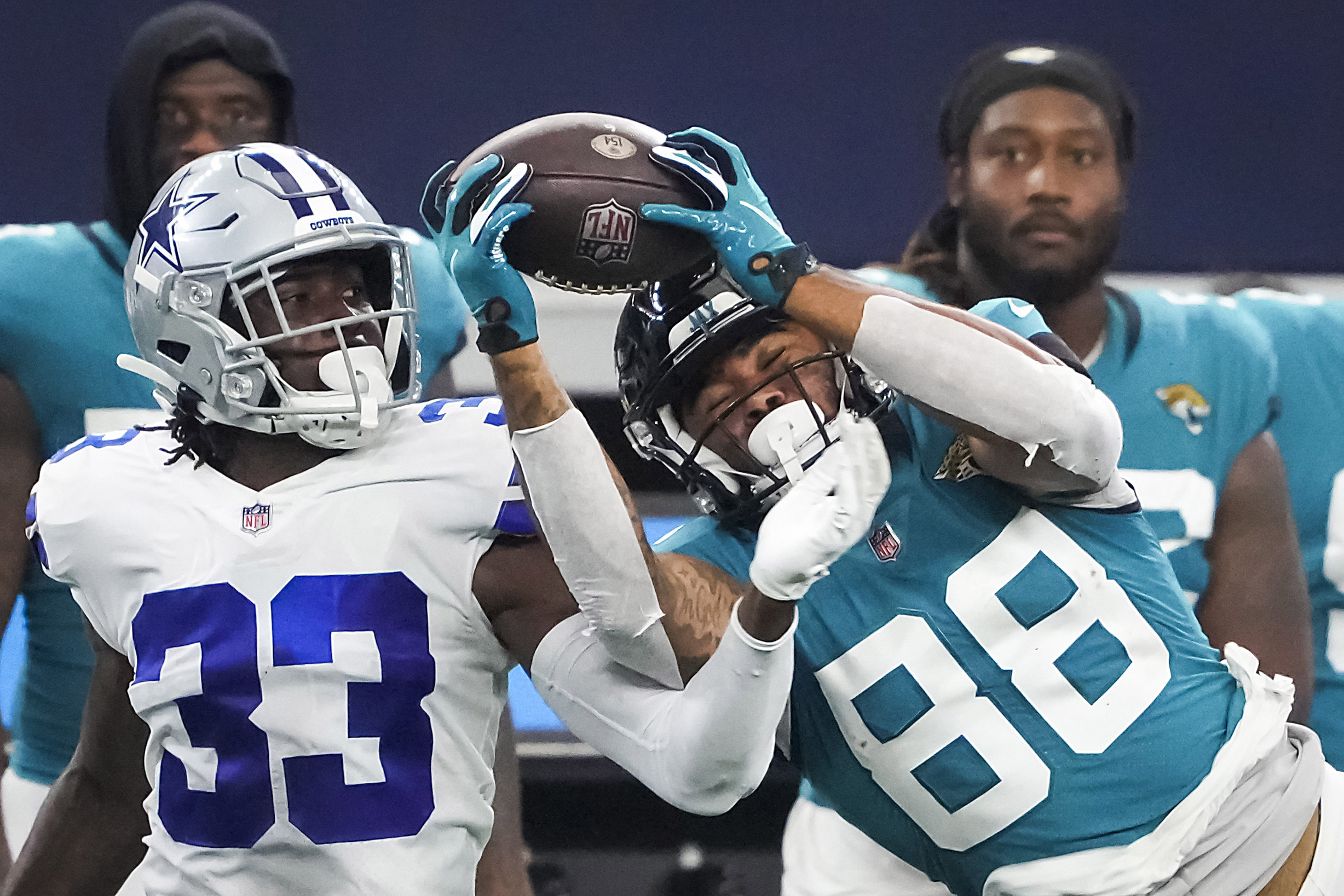 Cowboys bolster cornerback depth, call up Deante Burton, Kyron Brown from  practice squad