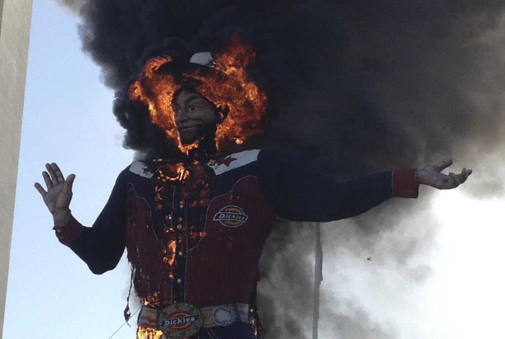 Texas state fair unveils Big Tex statue – bigger, heavier and  fire-resistant, Texas