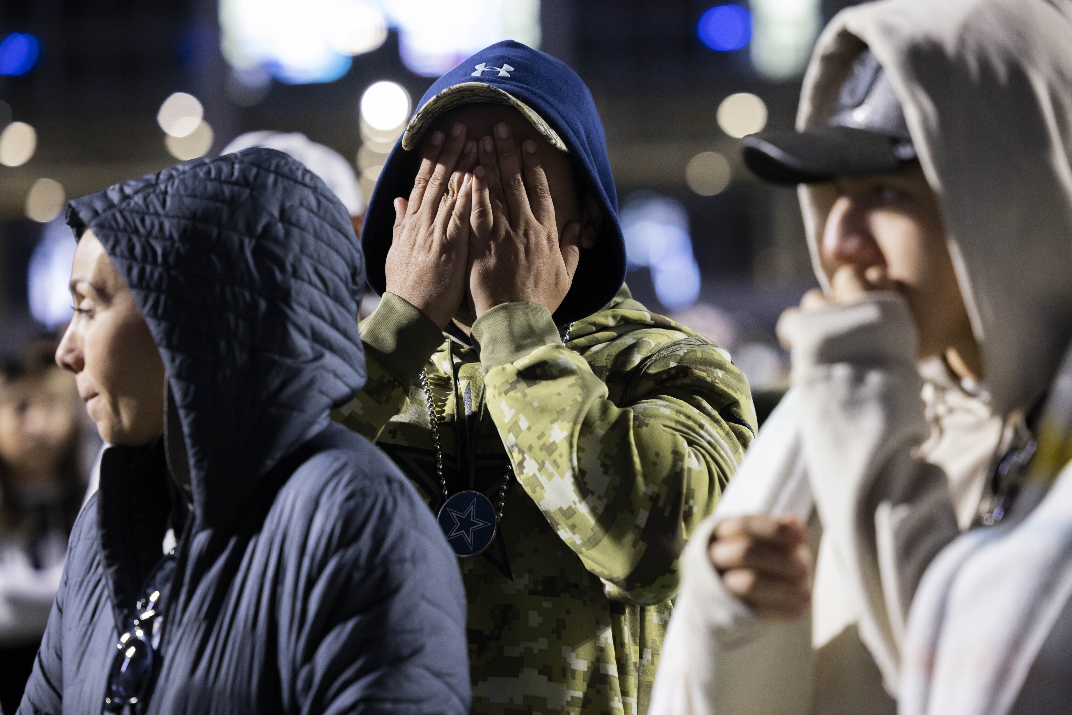 Fans weather Cowboys' loss at AT&T Stadium watch party: 'Maybe