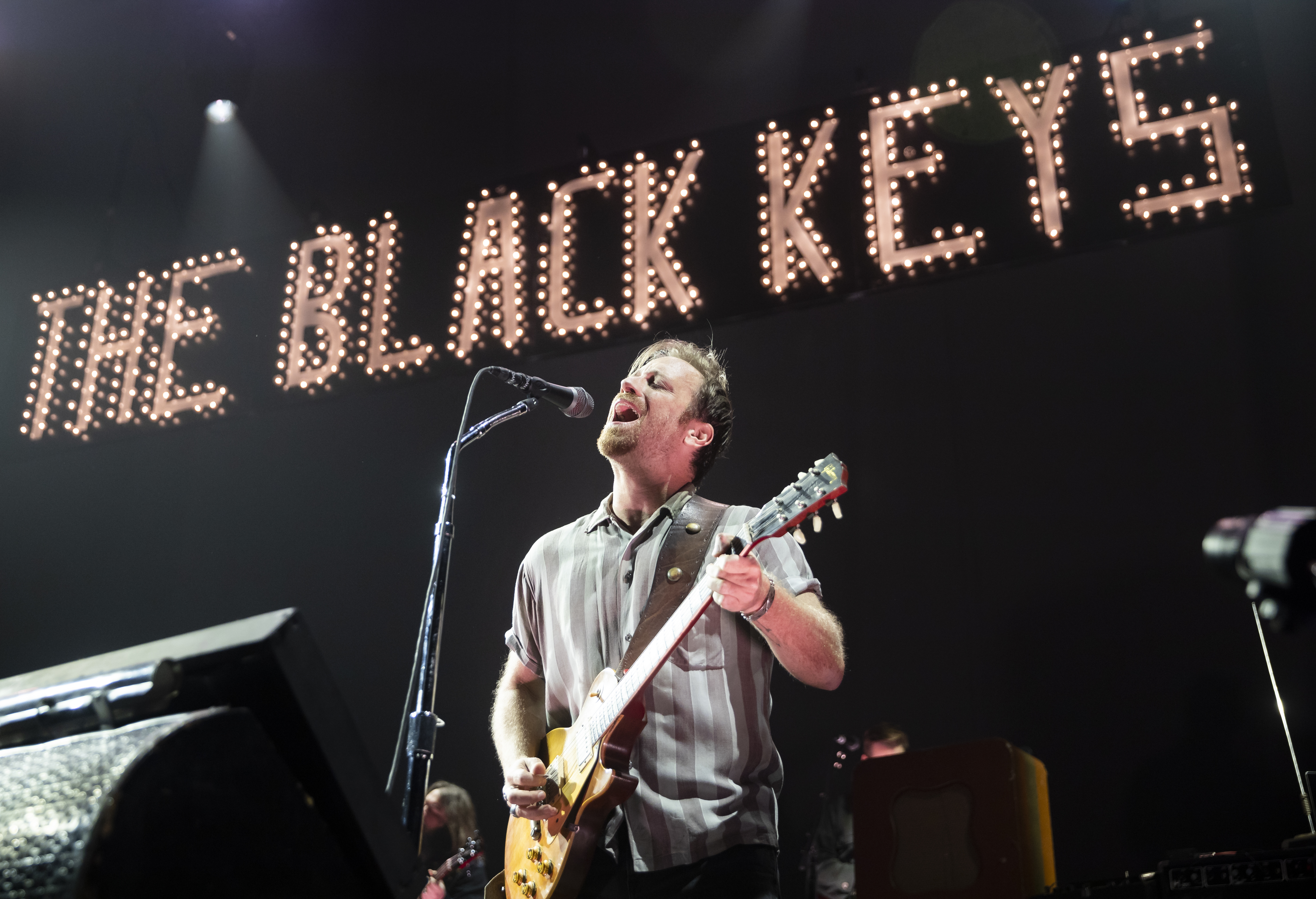 We're The Black Keys, a rock band from Akron, Ohio. We just