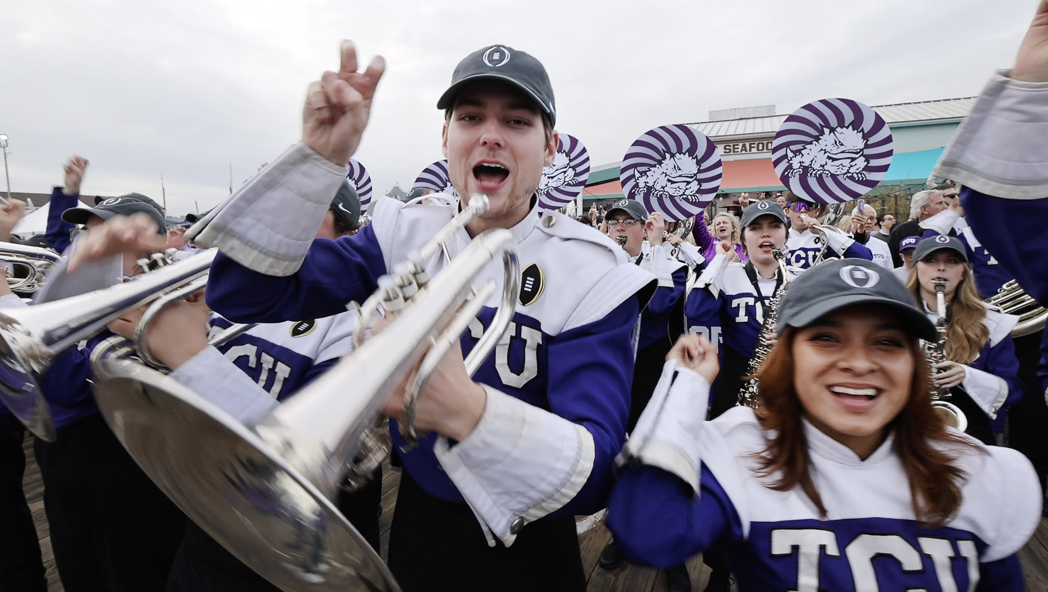 Georgia Bulldogs crush the Texas Christian University Horned Frogs