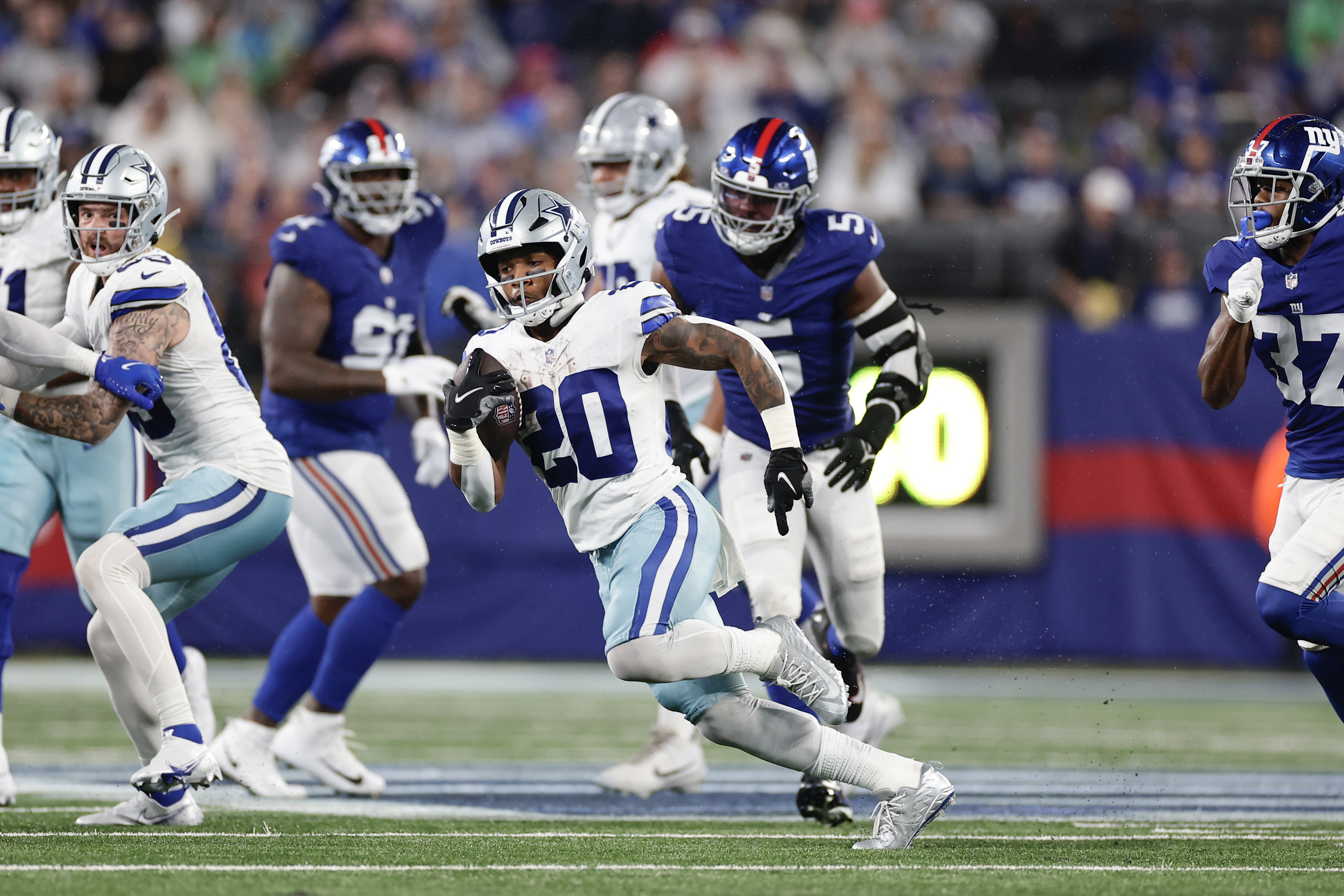 Histórico triunfo de 40-0 de los Cowboys en su primer juego de la temporada  ante Giants