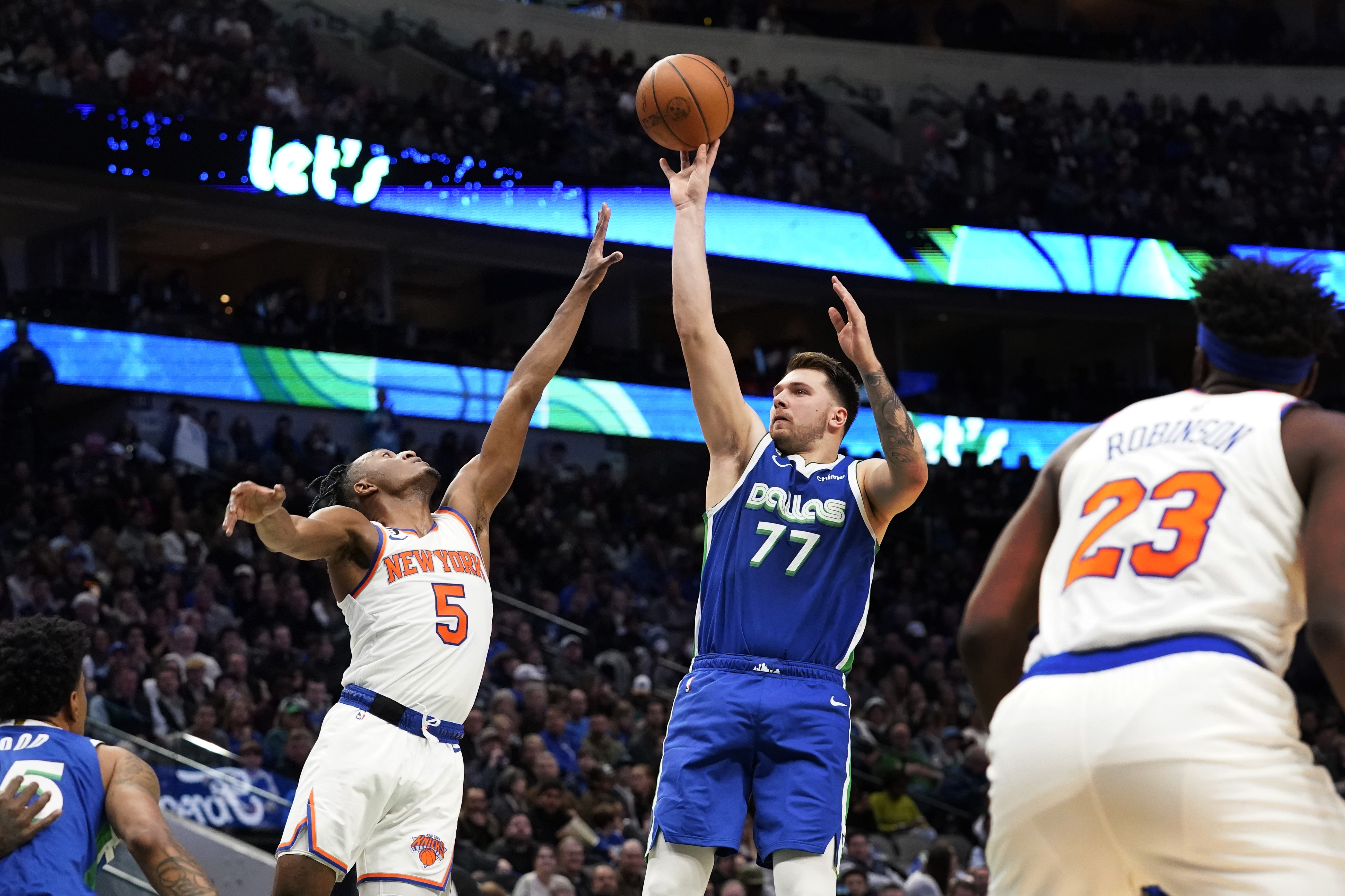 Luka Doncic saying he needed a 'recovery beer' after historic game