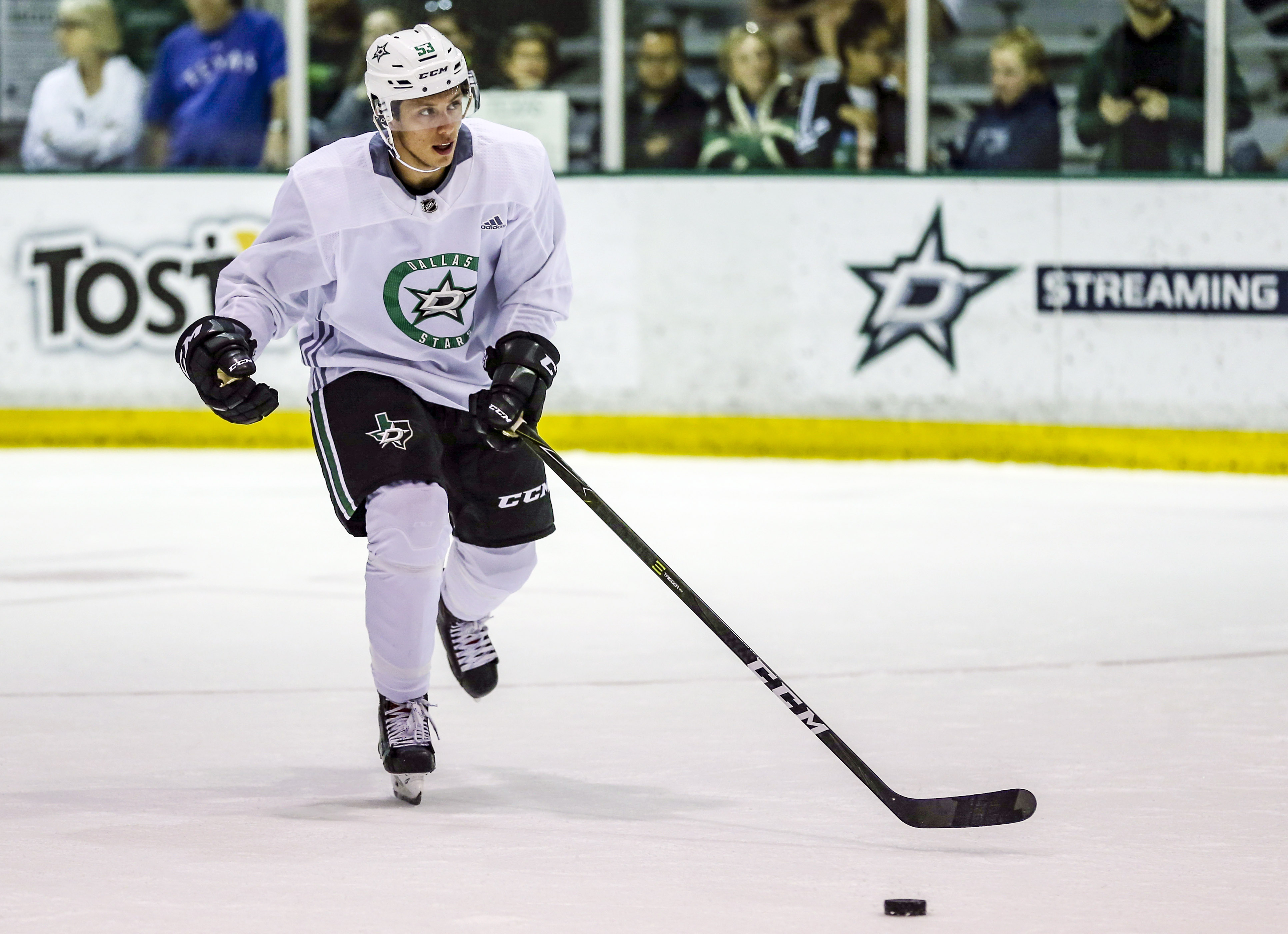 Riley Damiani started his AHL career with a bang, and the Dallas Stars have taken notice