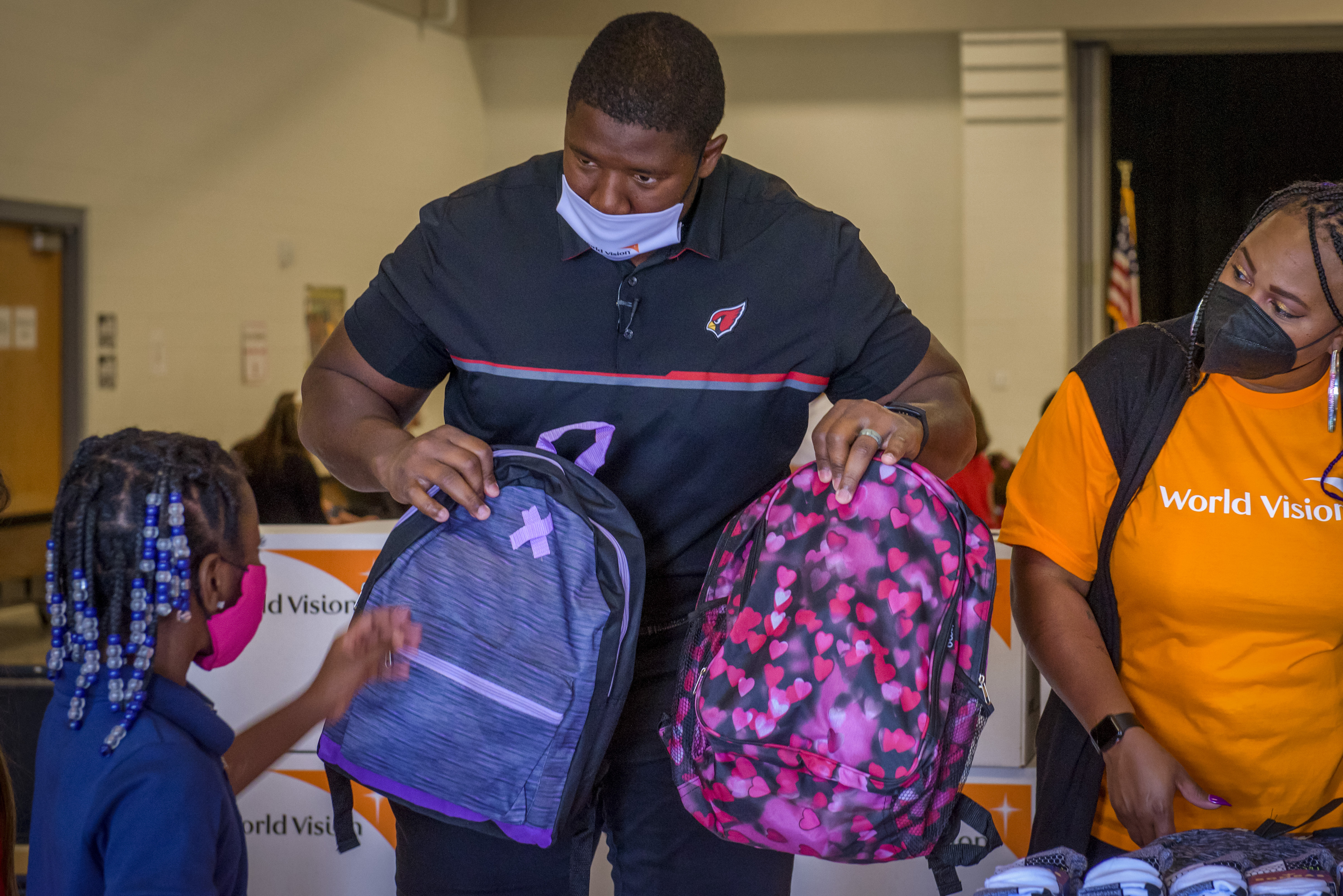 From Kyler Murray to Uganda, Cardinals' Kelvin Beachum wants to help