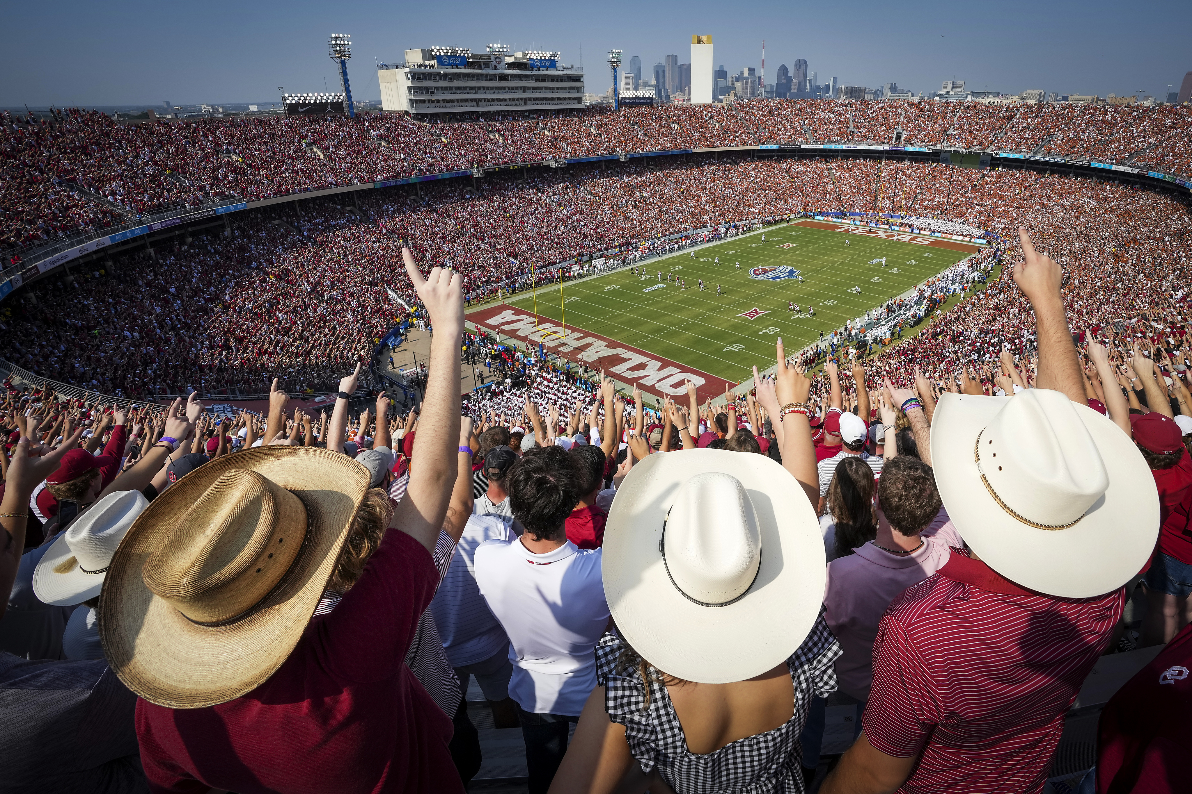 who won ou football game today