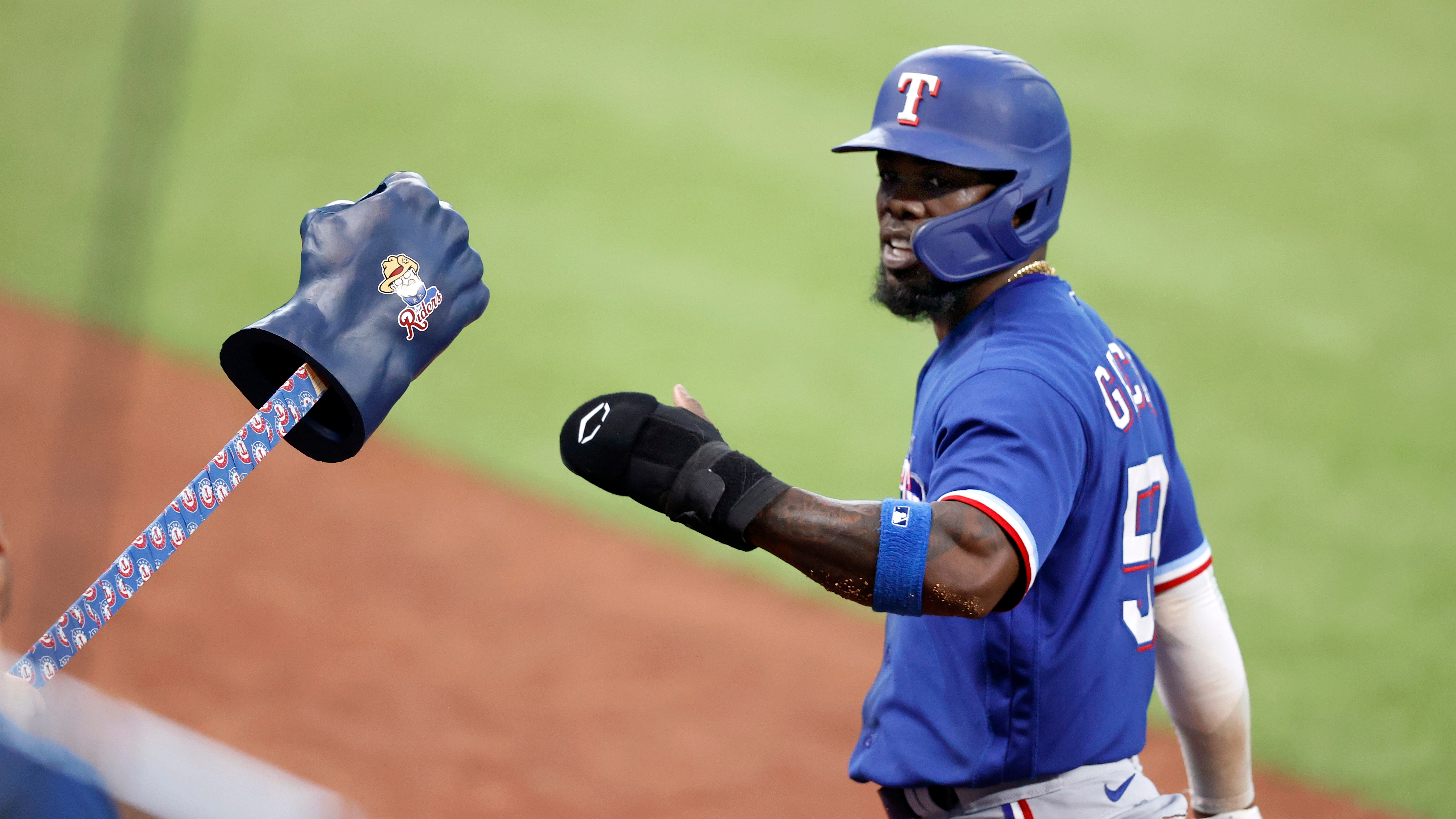 Adolis Garcia makes most of opportunity with impressive performance in  Rangers win over Rays